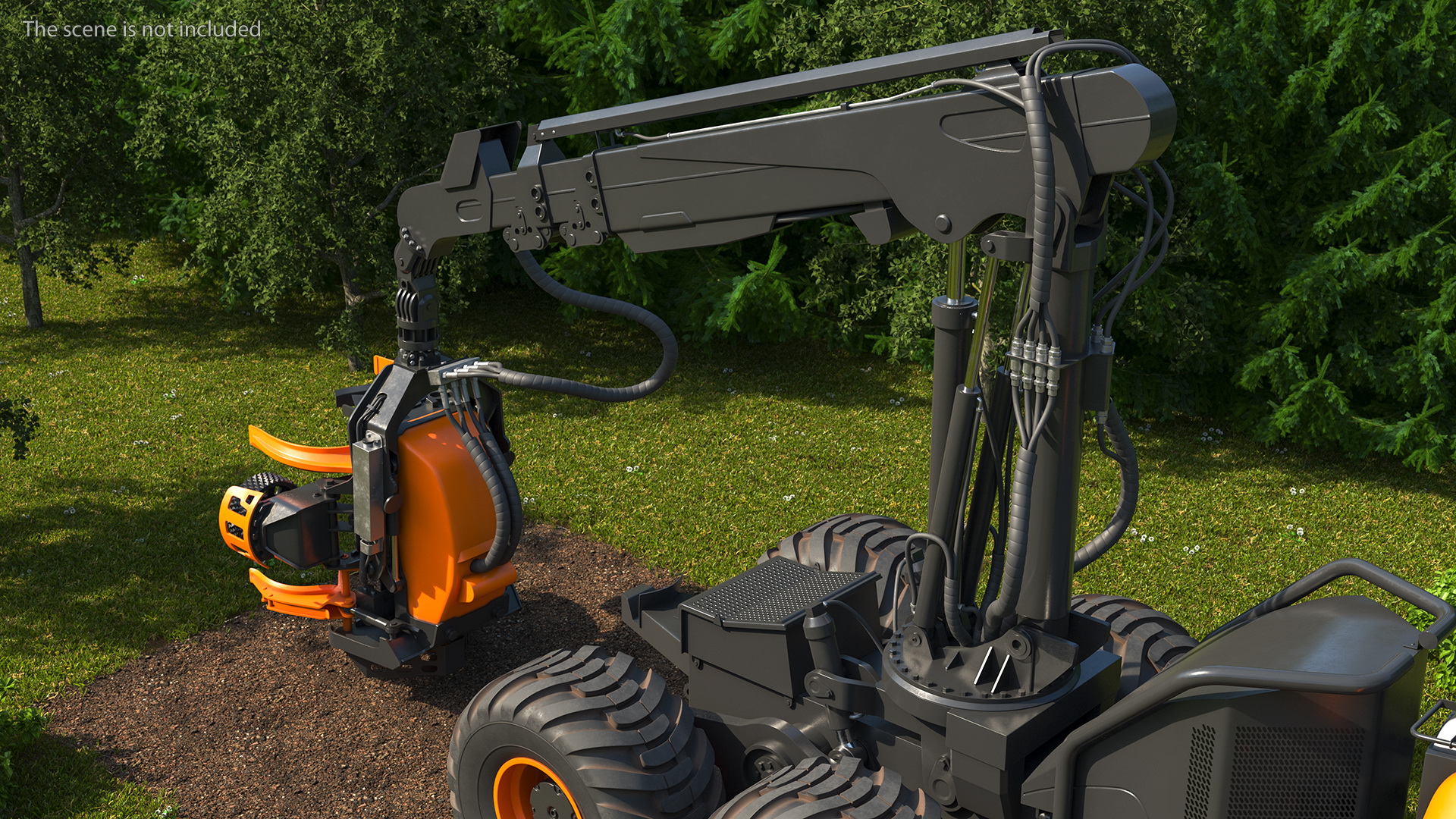 Forestry Harvesting Head 3D model