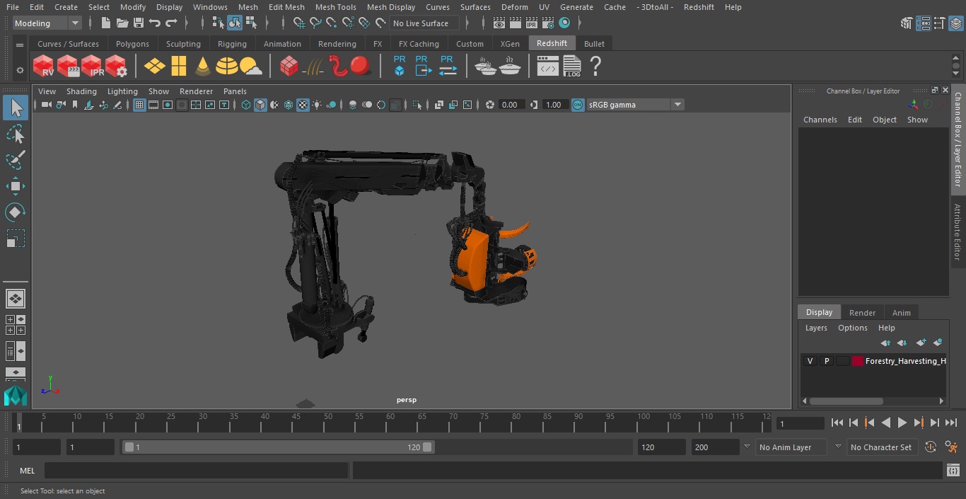 Forestry Harvesting Head 3D model
