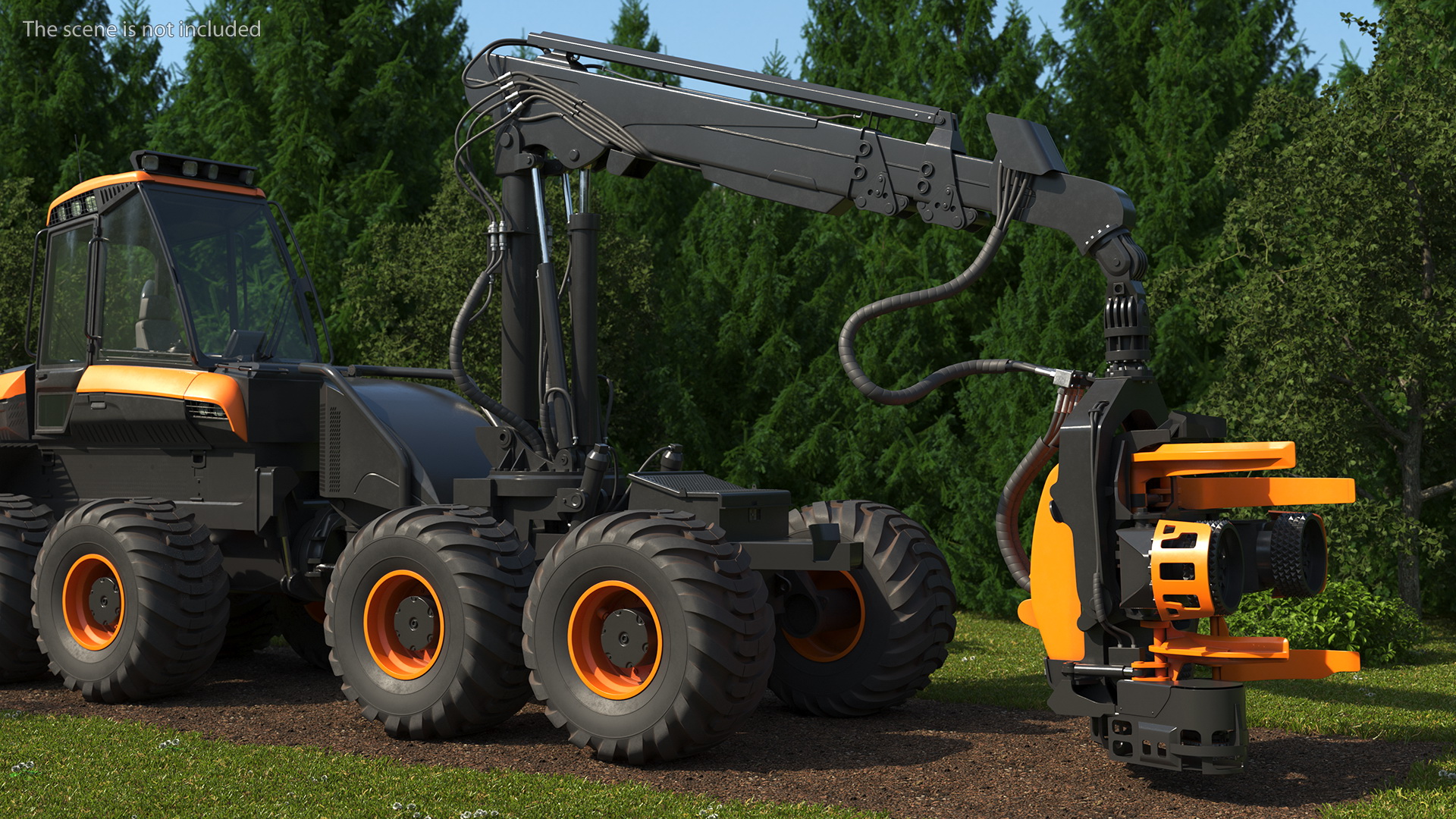 Forestry Harvesting Head 3D model