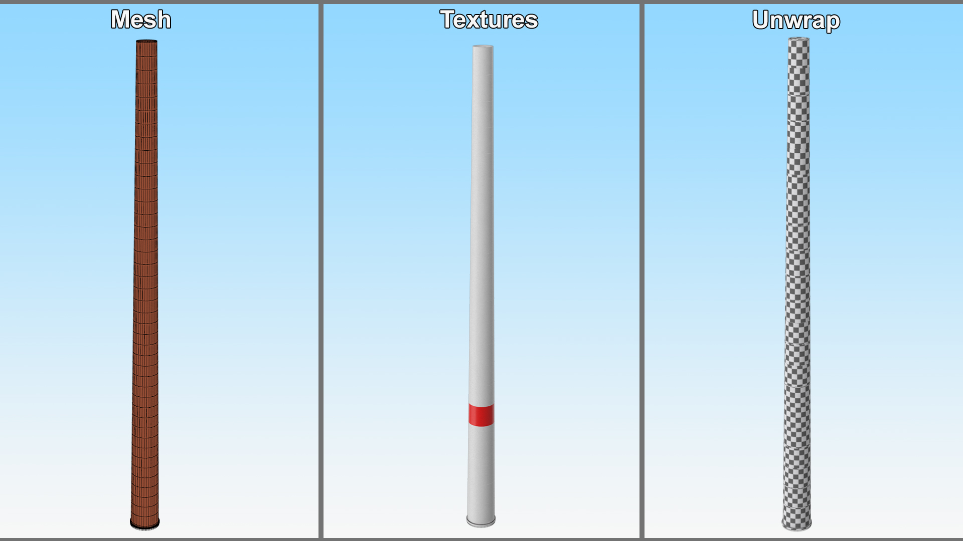 3D Wind Turbine Tower model