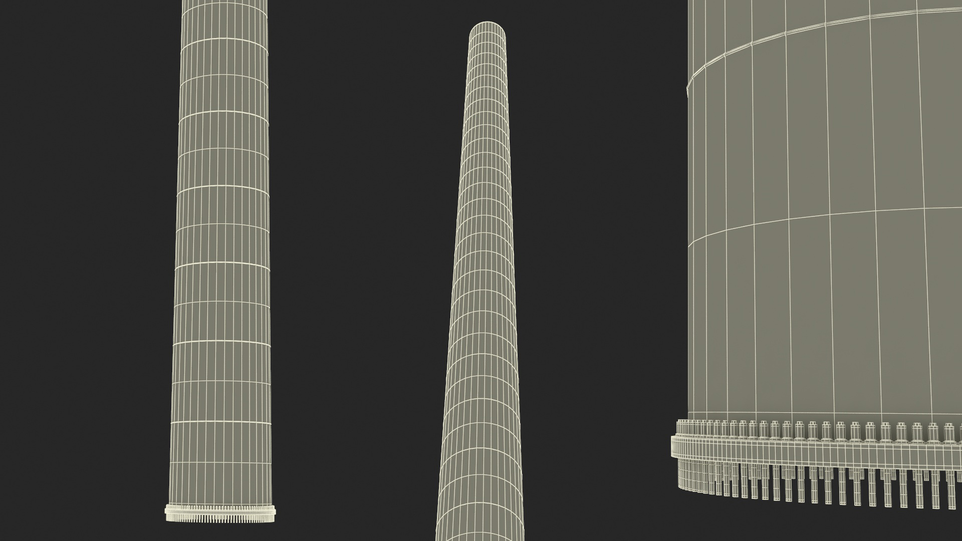 3D Wind Turbine Tower model