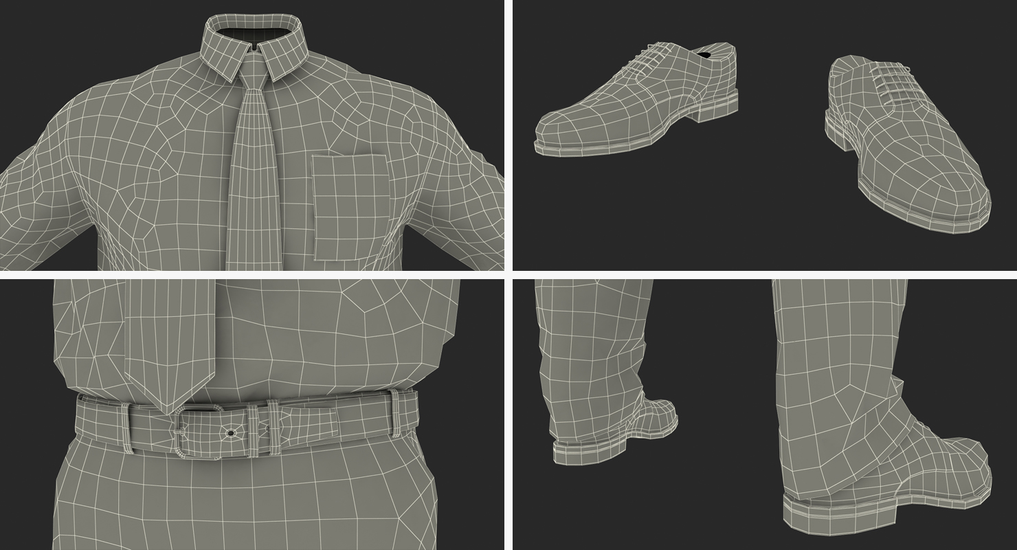 3D Formal Office Wear for Men