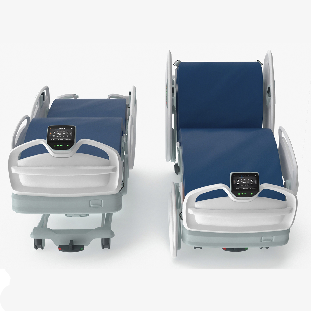 Smart Hospital Bed Rigged for Maya 3D model