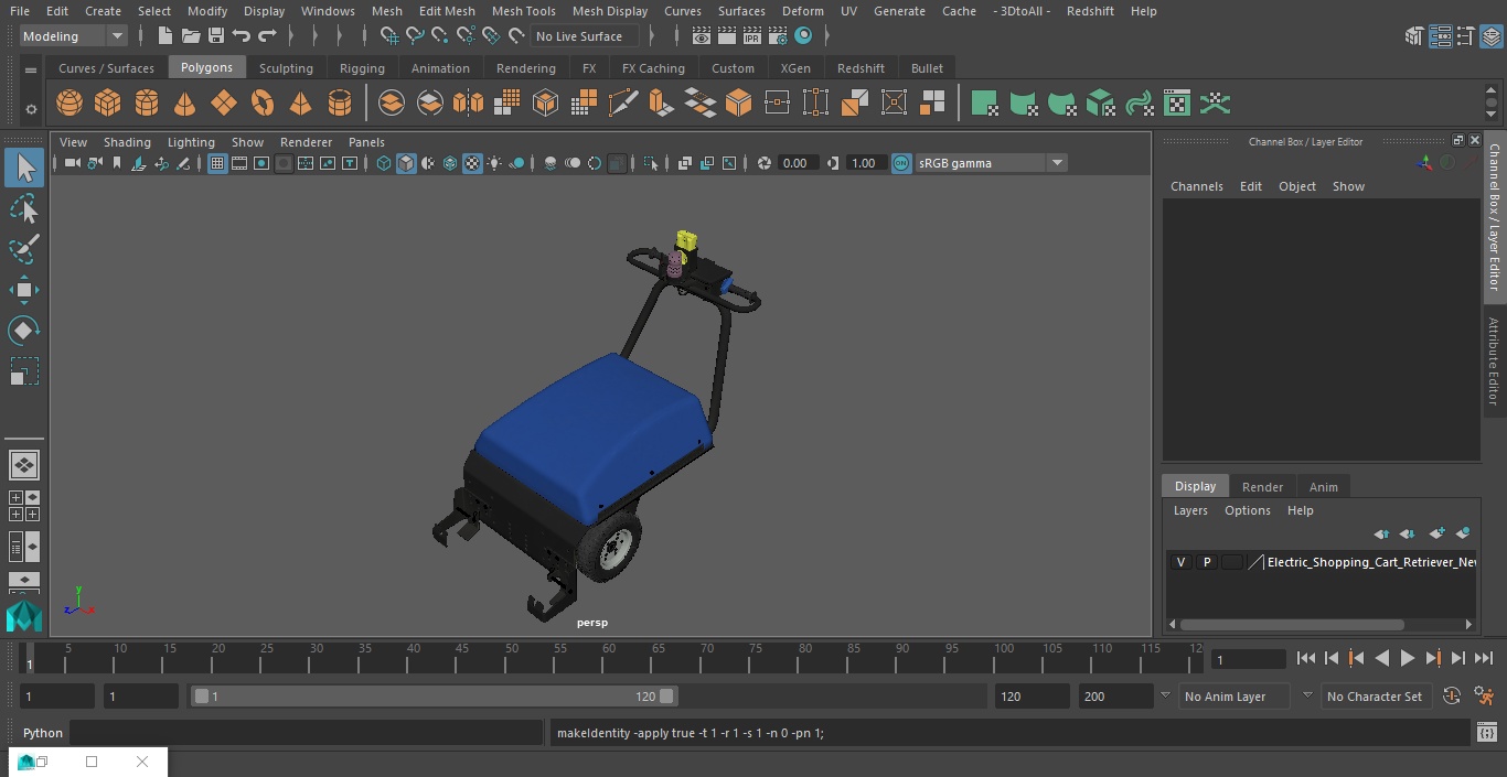 3D Electric Shopping Cart Retriever New