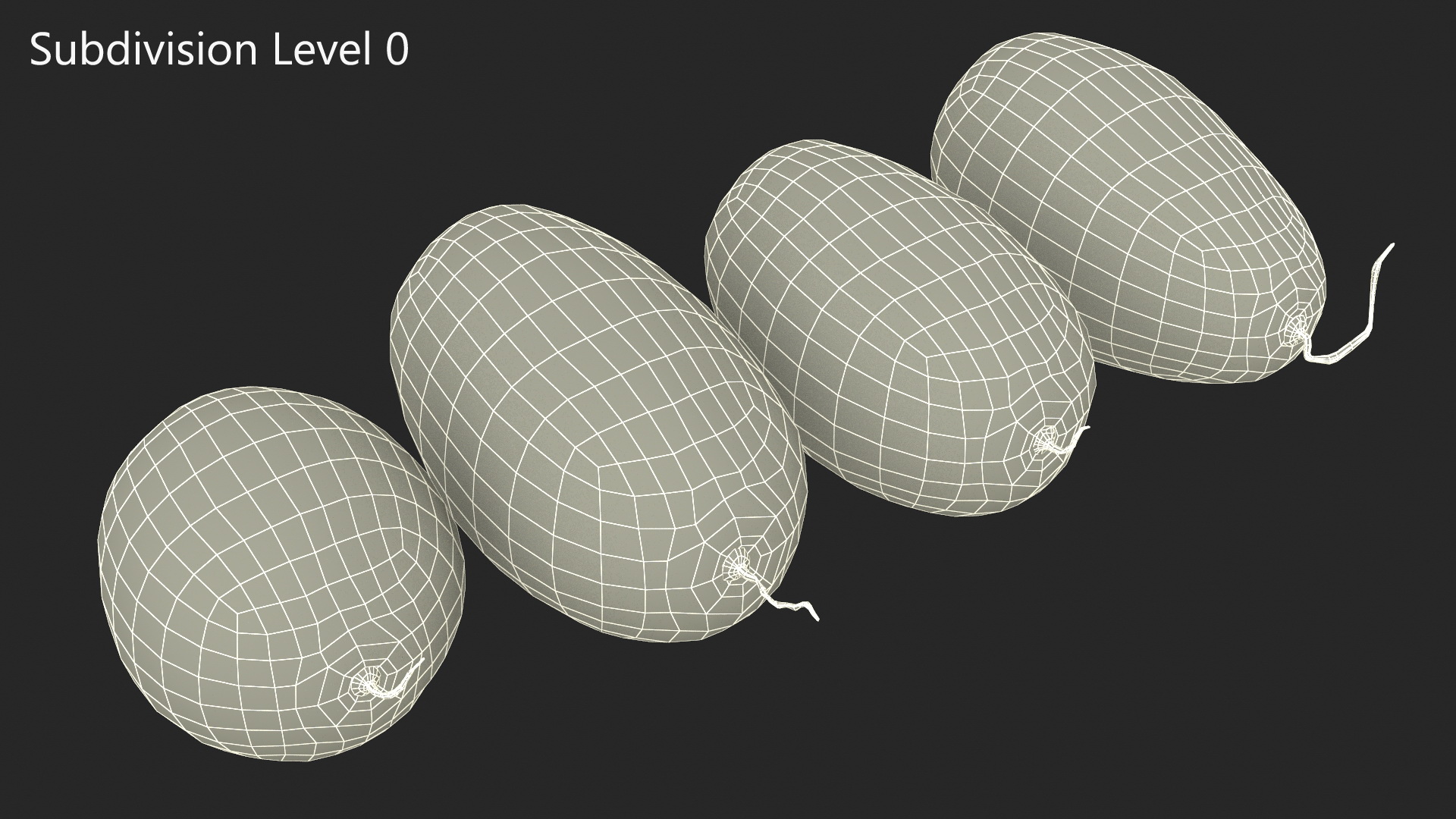 3D model Watermelons Set