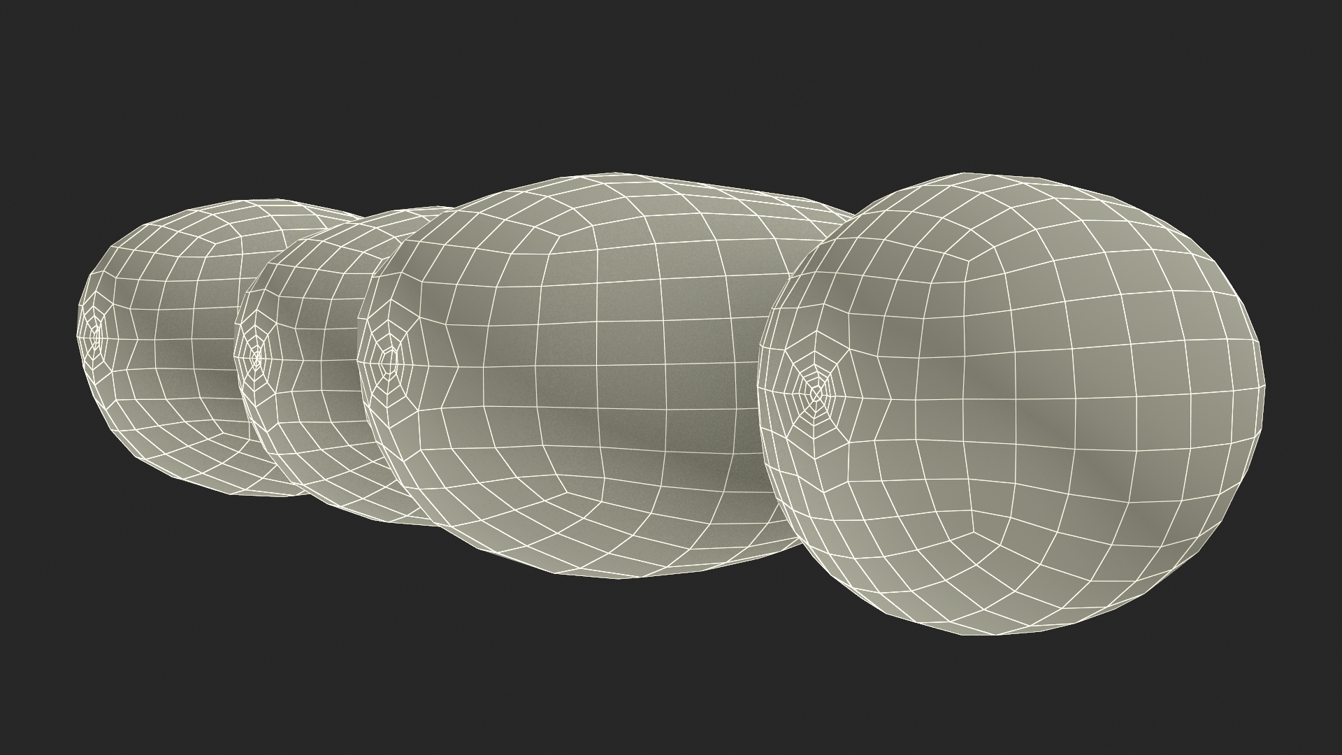 3D model Watermelons Set