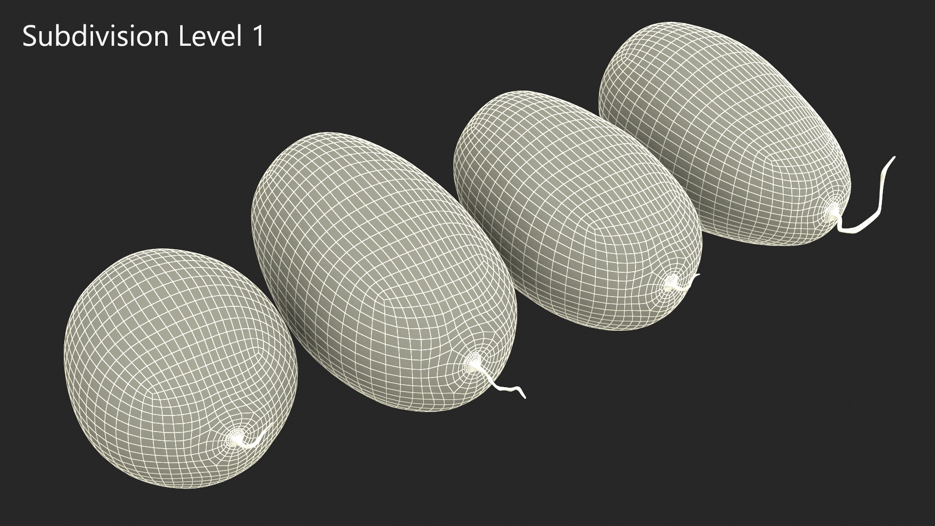 3D model Watermelons Set