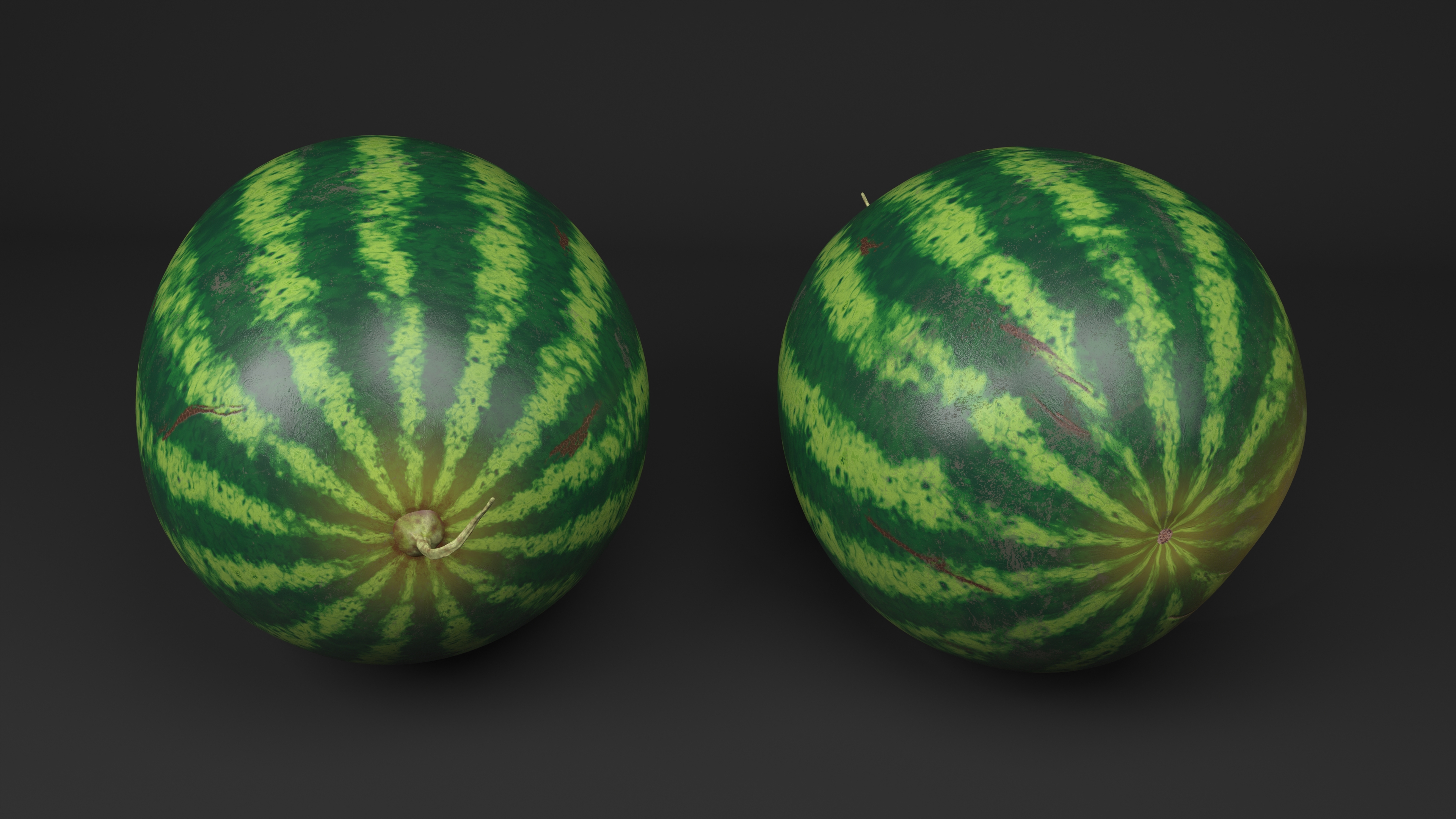 3D model Watermelons Set