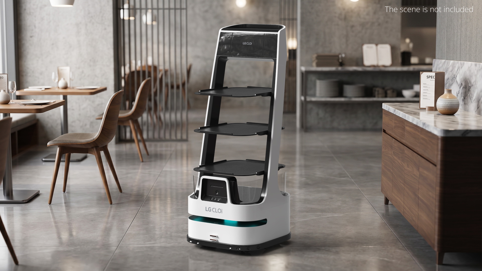 LG CLOi ServeBot Shelf Type - view 3