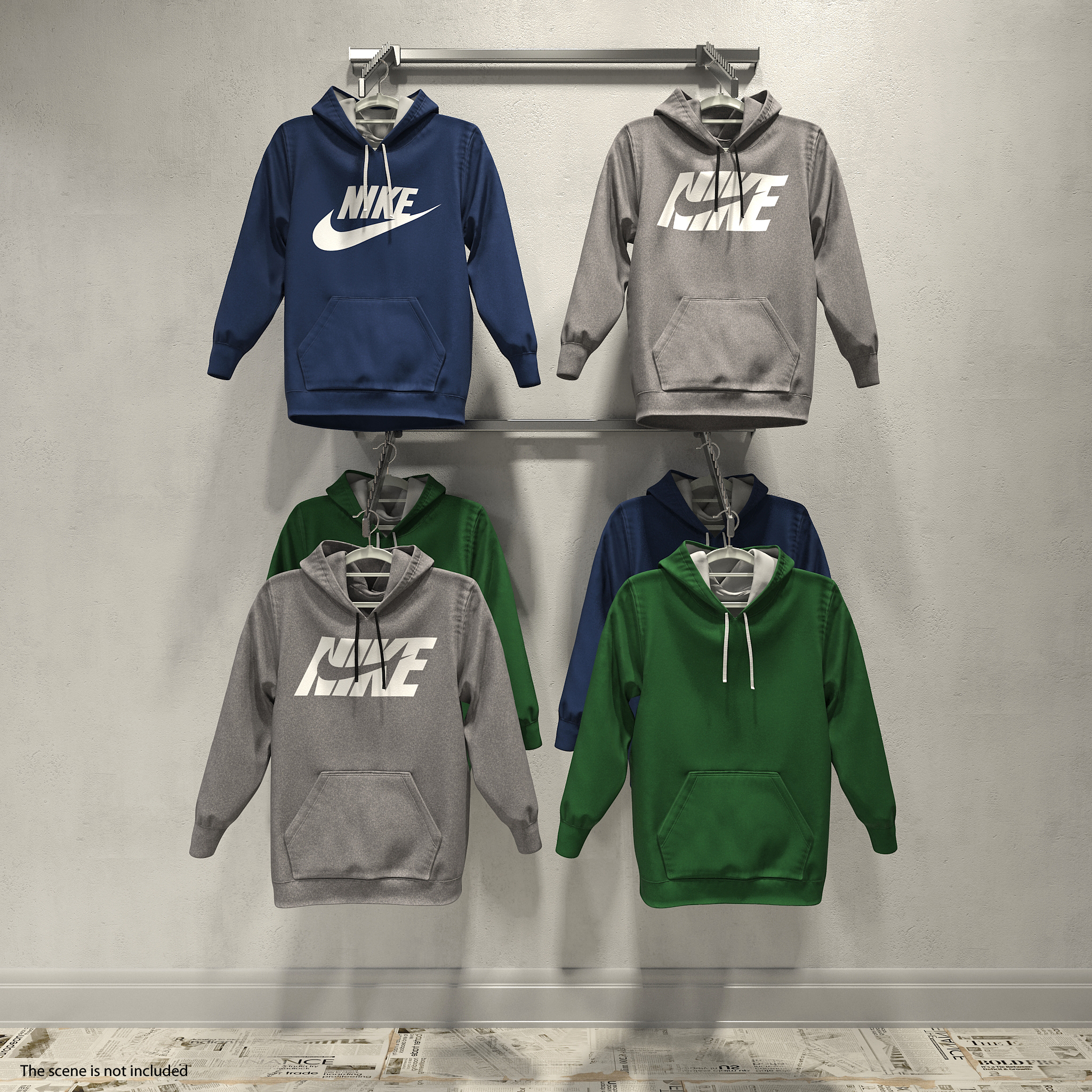 Green Hoodie 3D