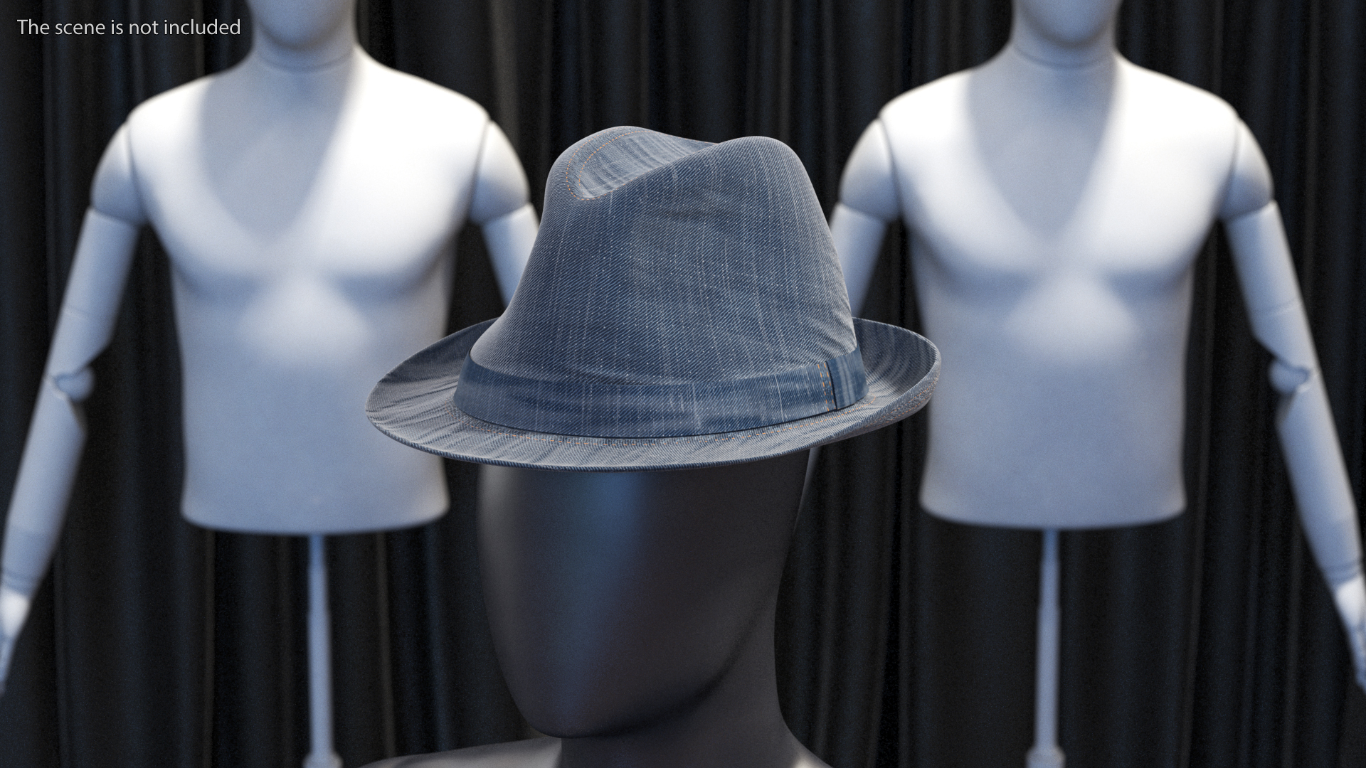Jeans Hat 3D model