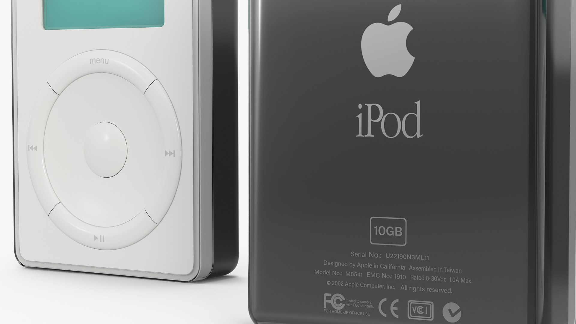 Apple iPod Classic First Generation 2001 White, view 7