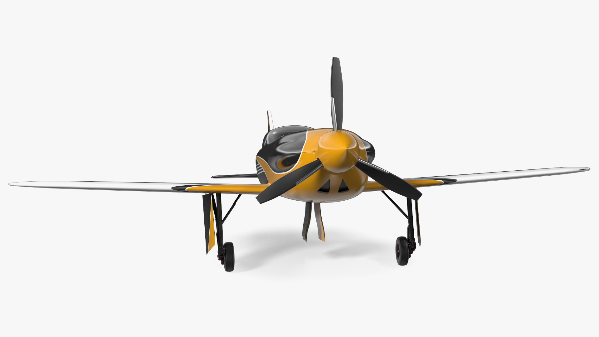 3D All Electric Aircraft Rigged model