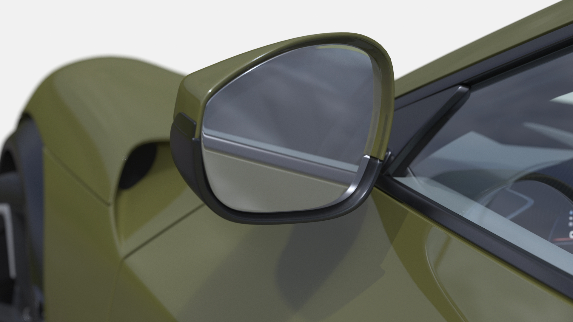 3D Extreme Sports Crossover Car Olive Rigged