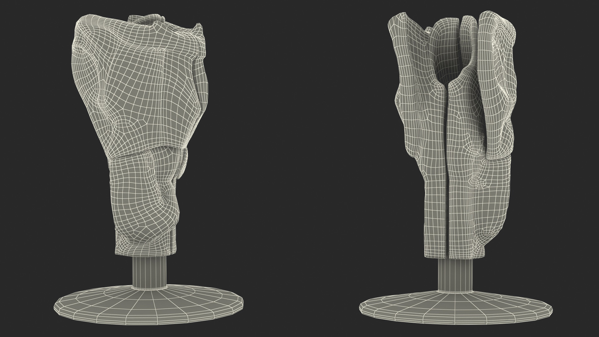 3D model Larynx Medical Model Assembled