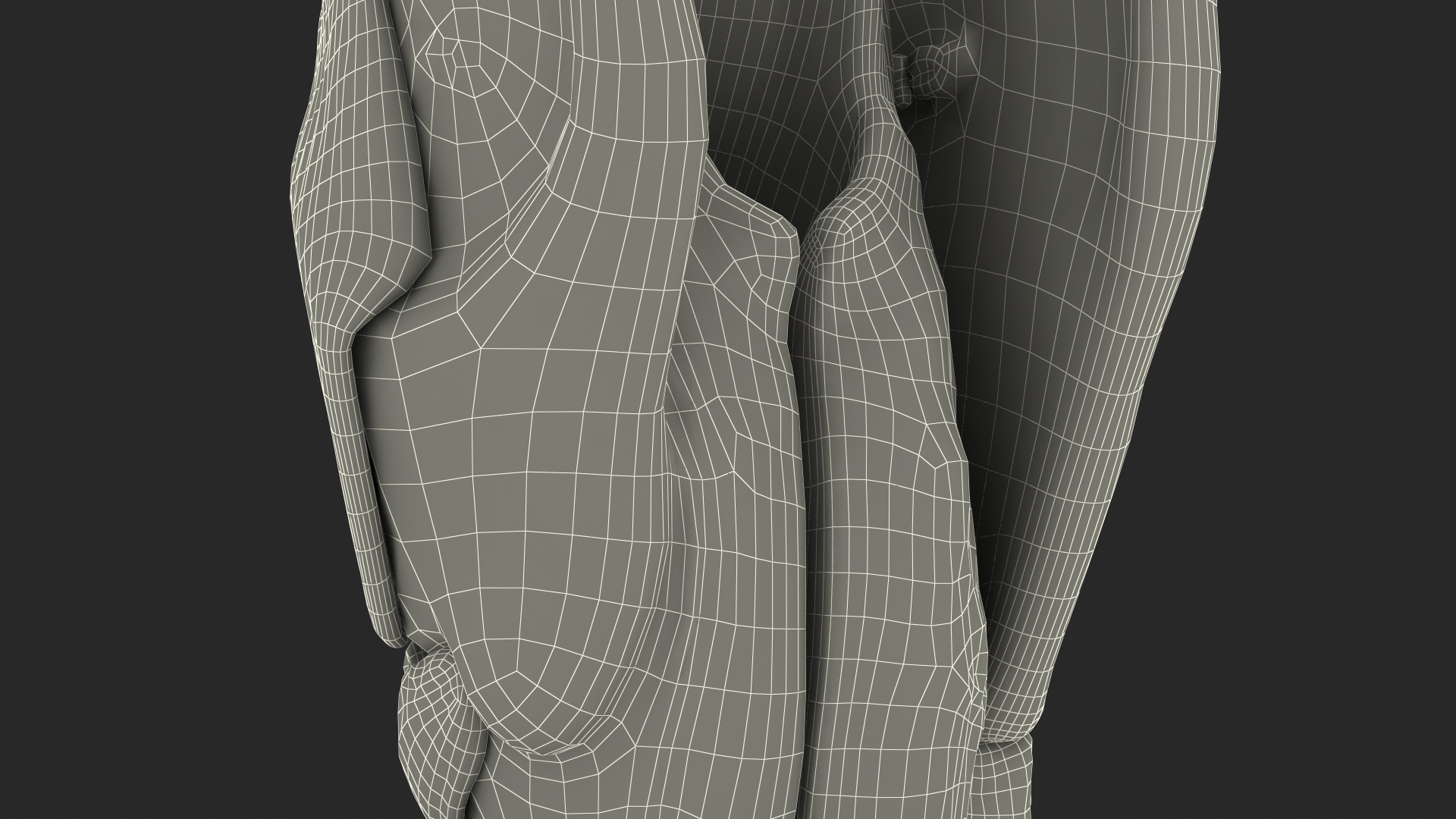 3D model Larynx Medical Model Assembled