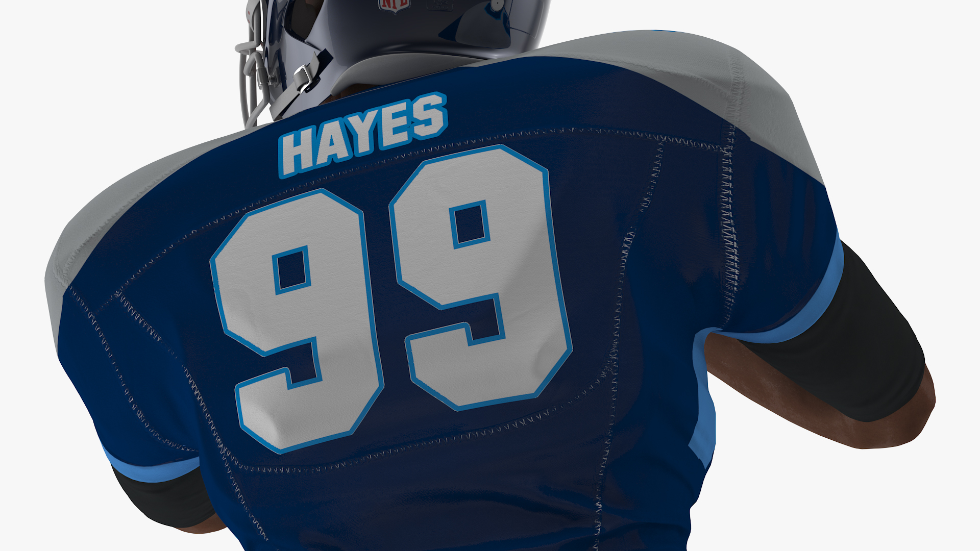 Tennessee Titans American Football Player Running The Ball Fur 3D