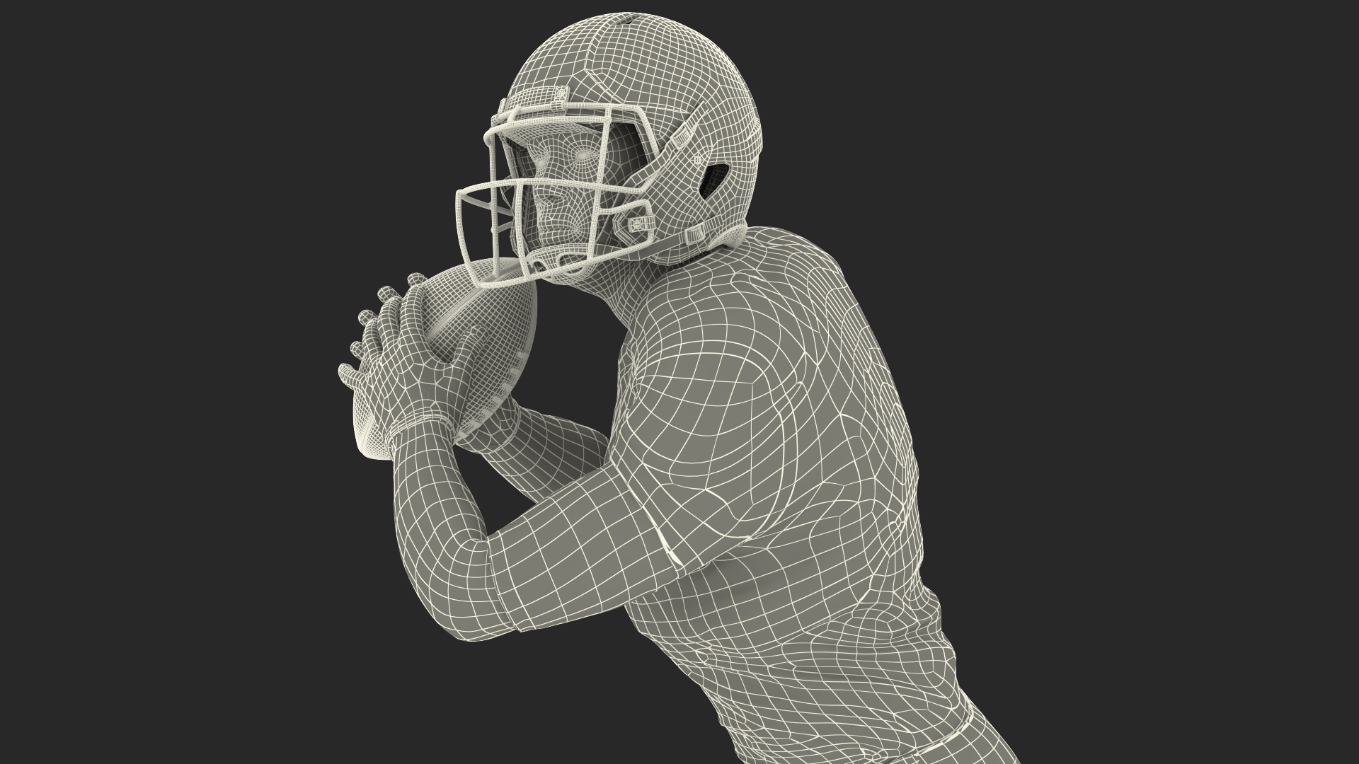 Tennessee Titans American Football Player Running The Ball Fur 3D