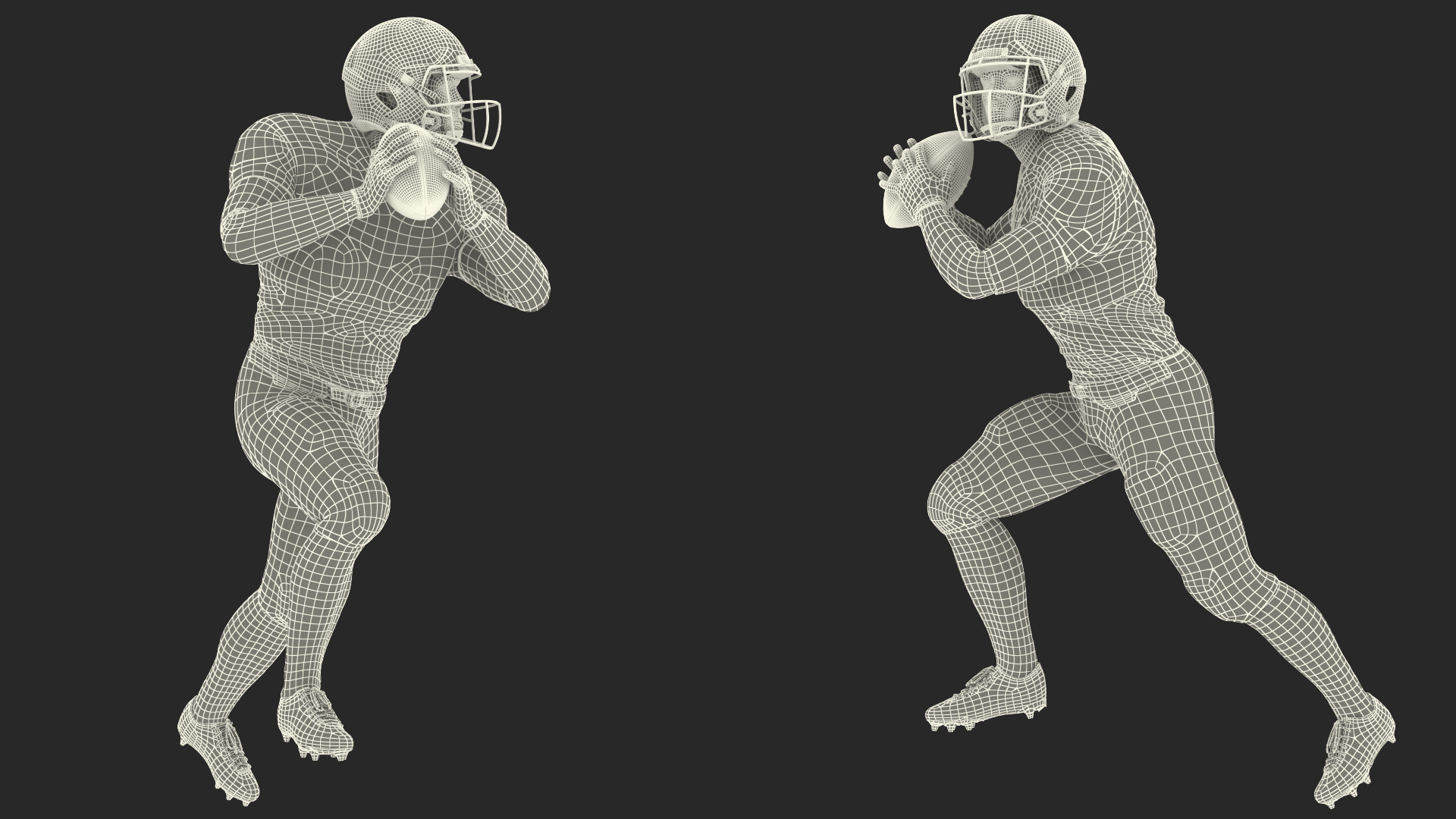 Tennessee Titans American Football Player Running The Ball Fur 3D