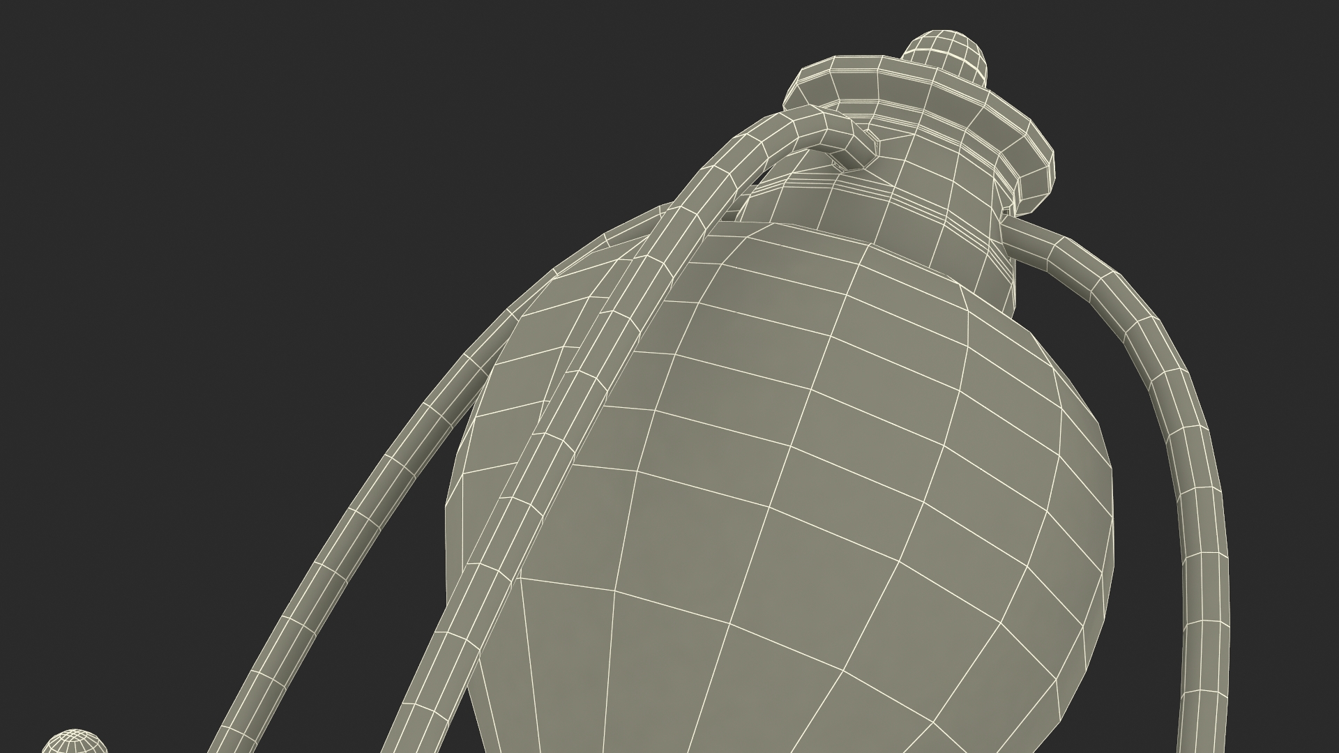 Vintage Hourglass Angled 3D model