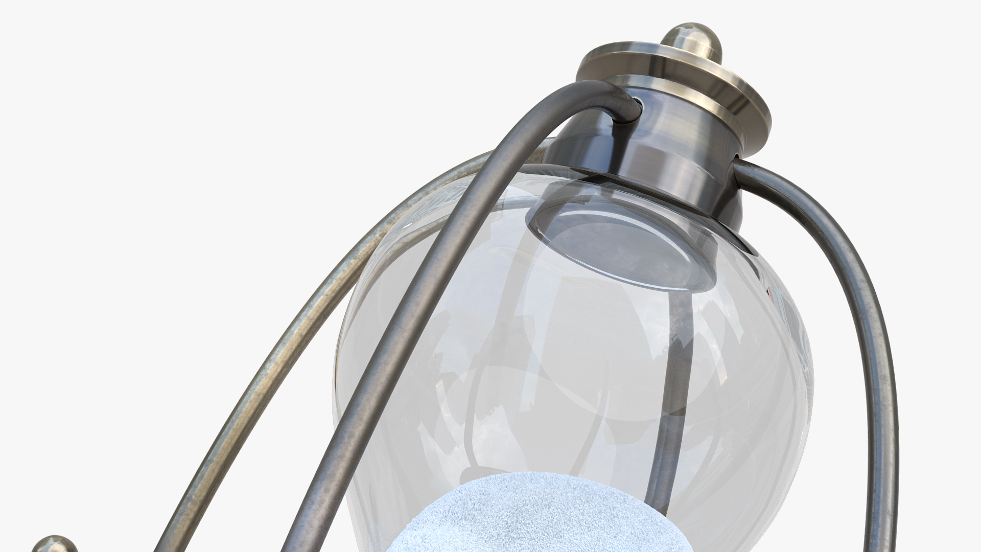 Vintage Hourglass Angled 3D model