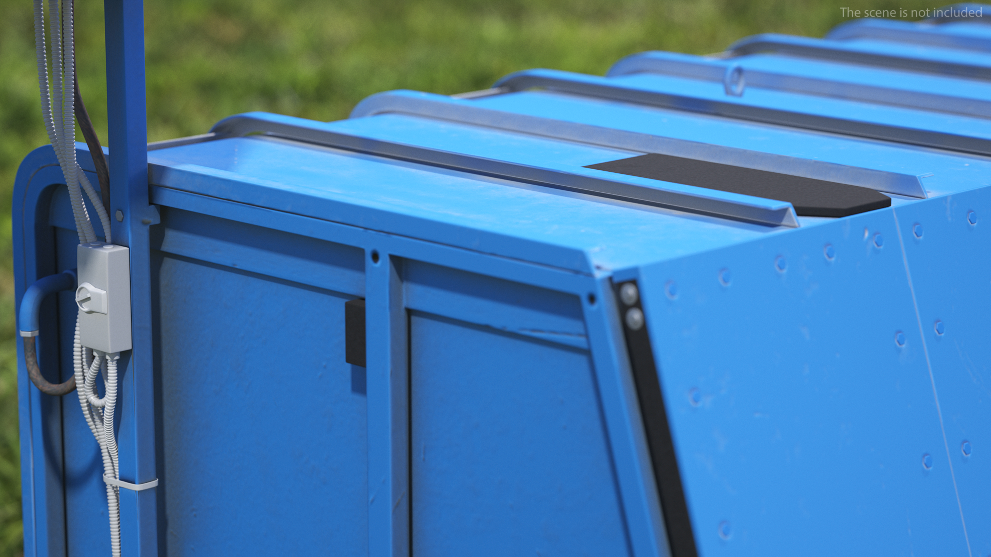 Greyhound Racing Starting Boxes 8 Doors 3D model