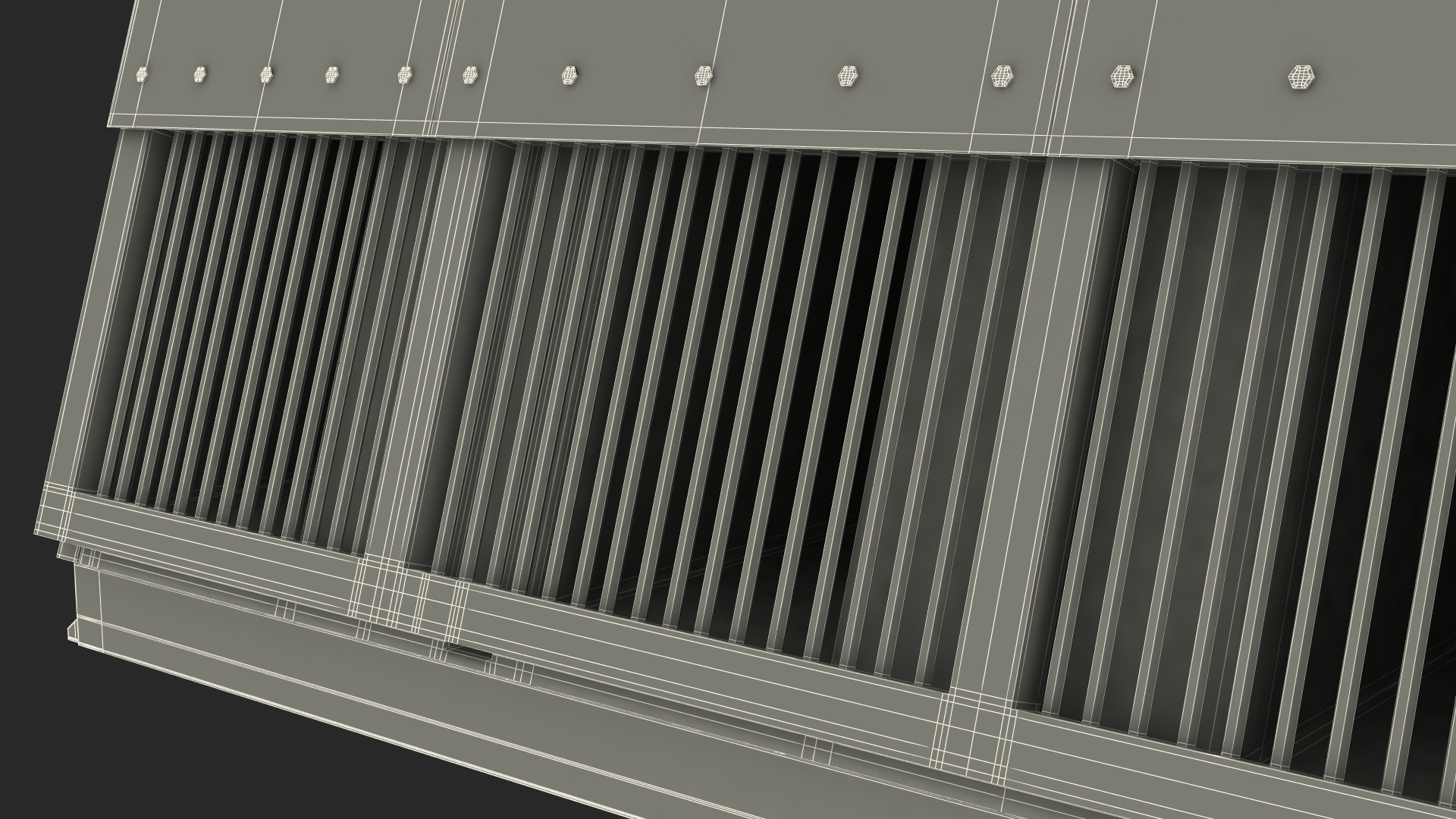Greyhound Racing Starting Boxes 8 Doors 3D model