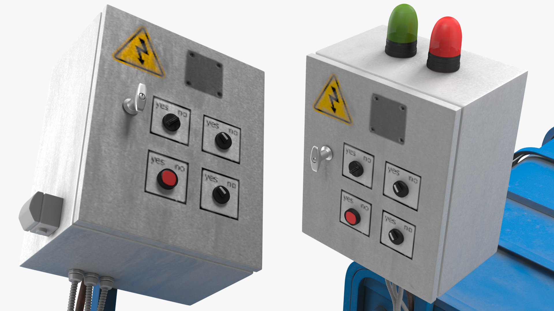 Greyhound Racing Starting Boxes 8 Doors 3D model