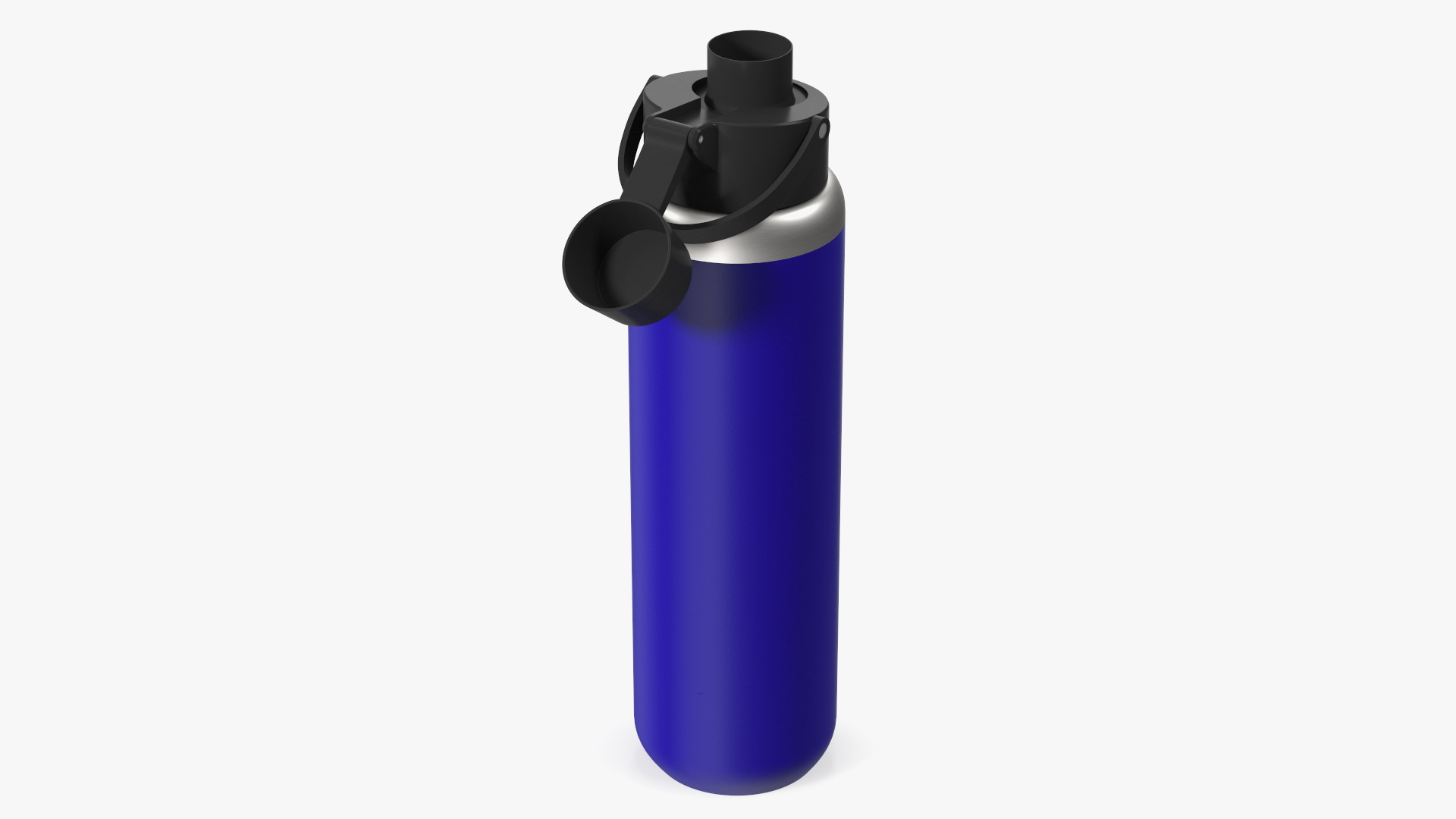 Running Bottle Blue Open 3D model