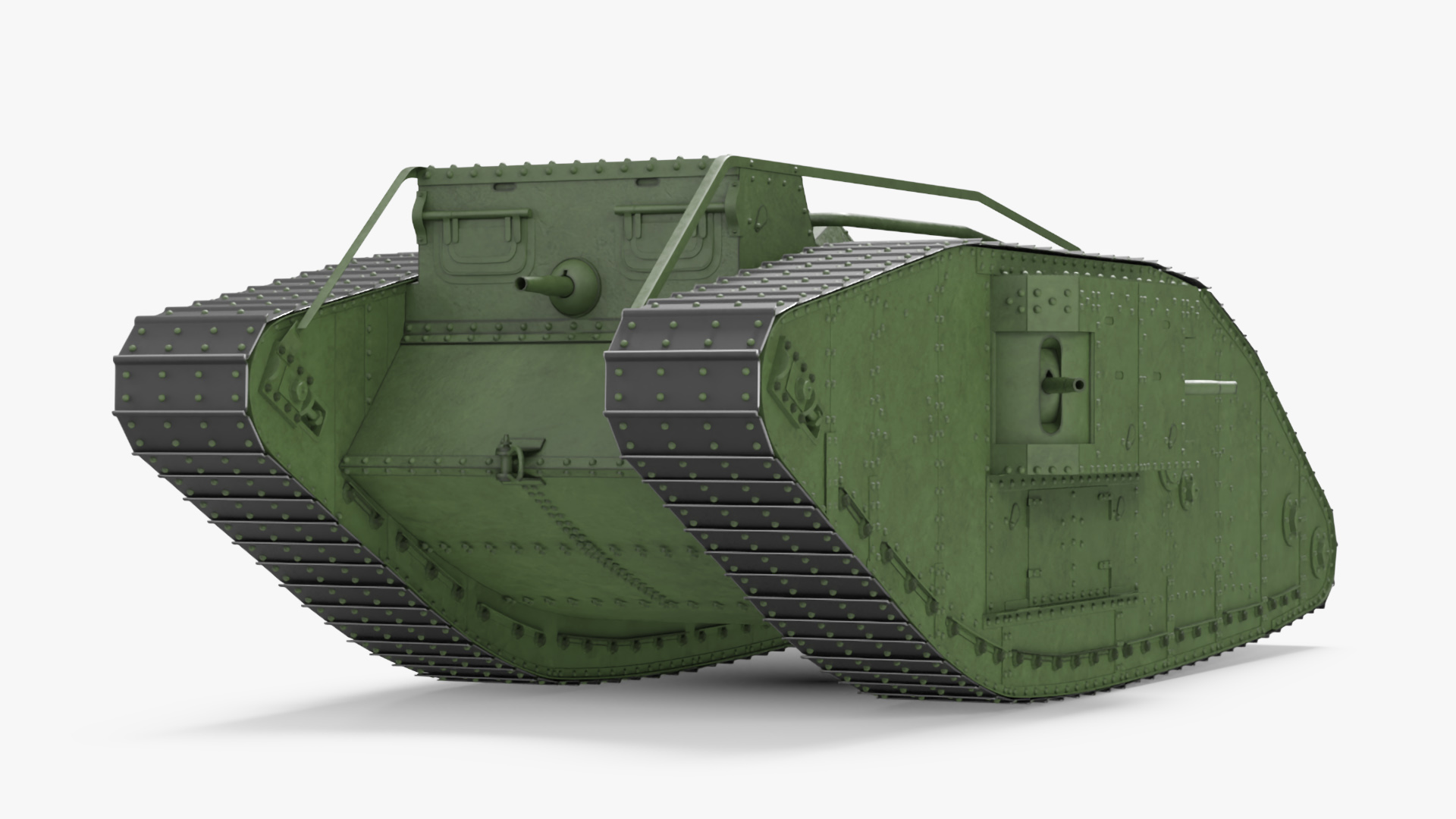 Tank MK 4 Female Green 3D