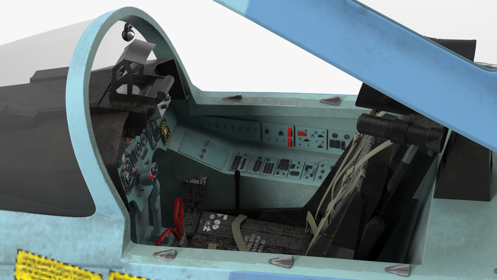 3D Su-27 Flanker Russian Fighter Aircraft Old Rigged for Maya model