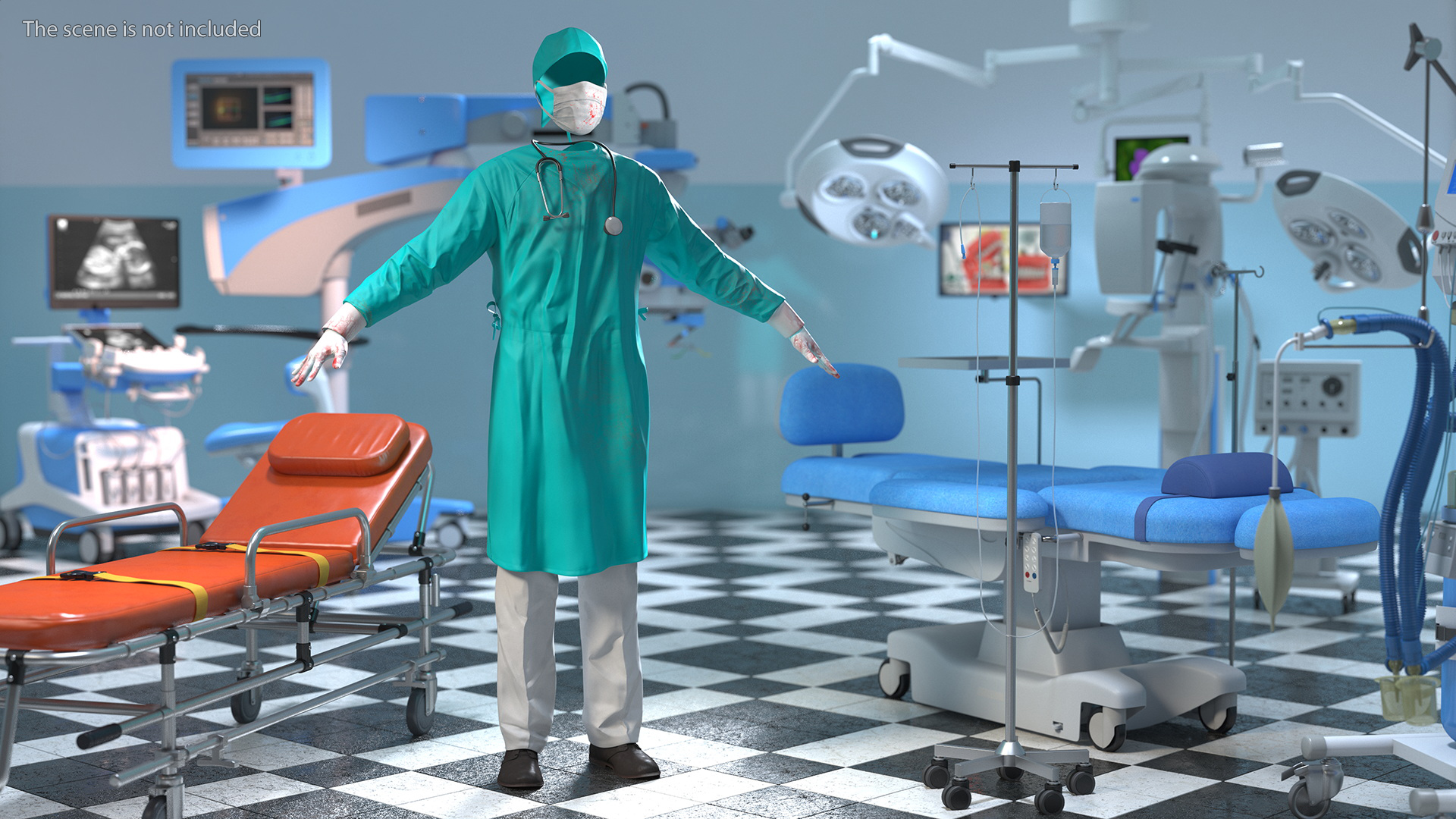 3D model Surgeon Costume