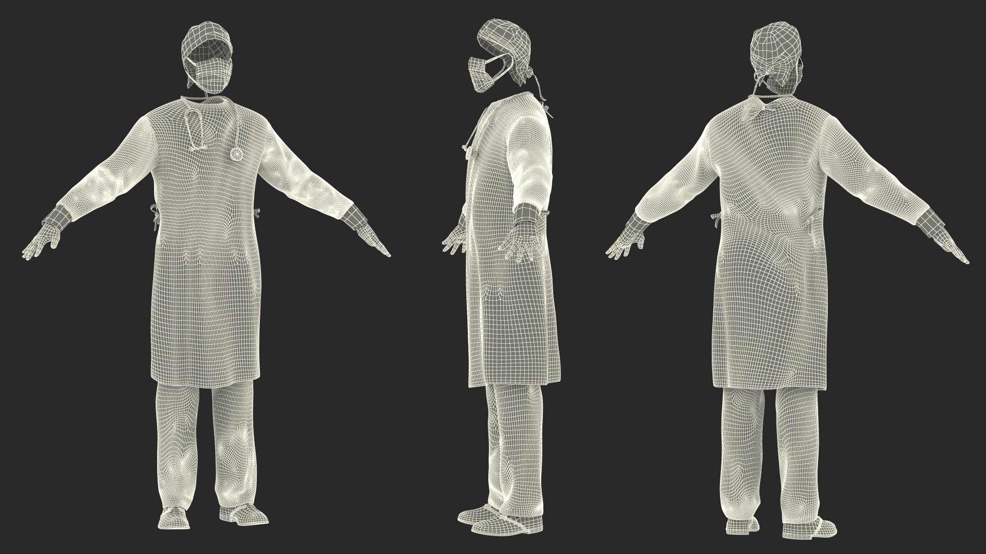 3D model Surgeon Costume