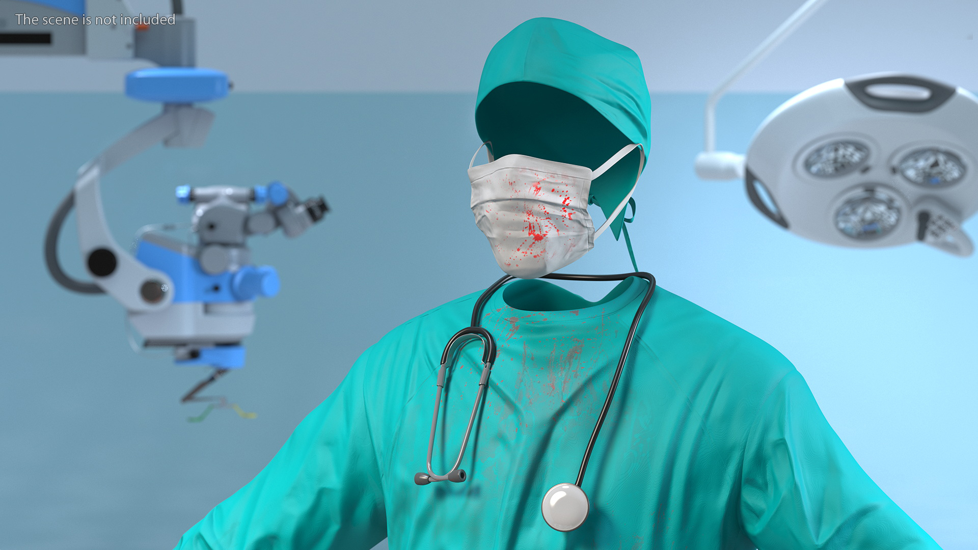 3D model Surgeon Costume