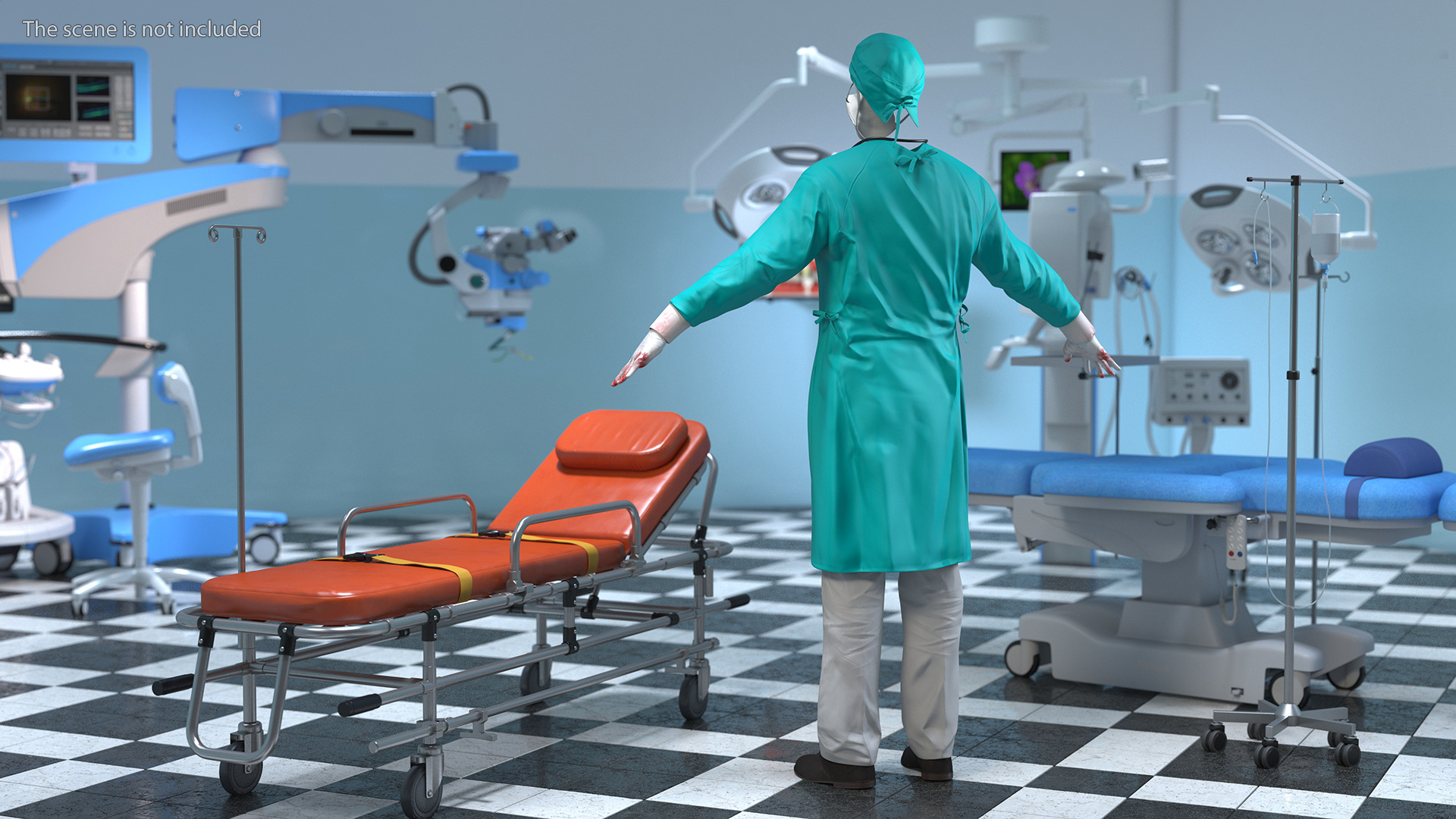 3D model Surgeon Costume