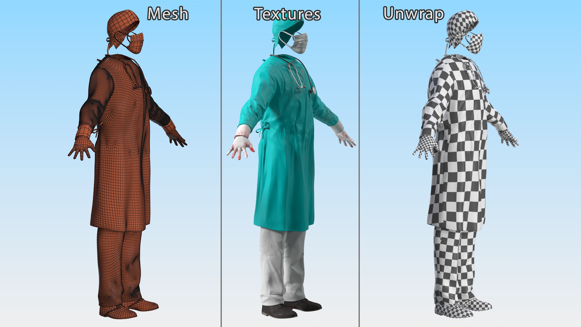 3D model Surgeon Costume