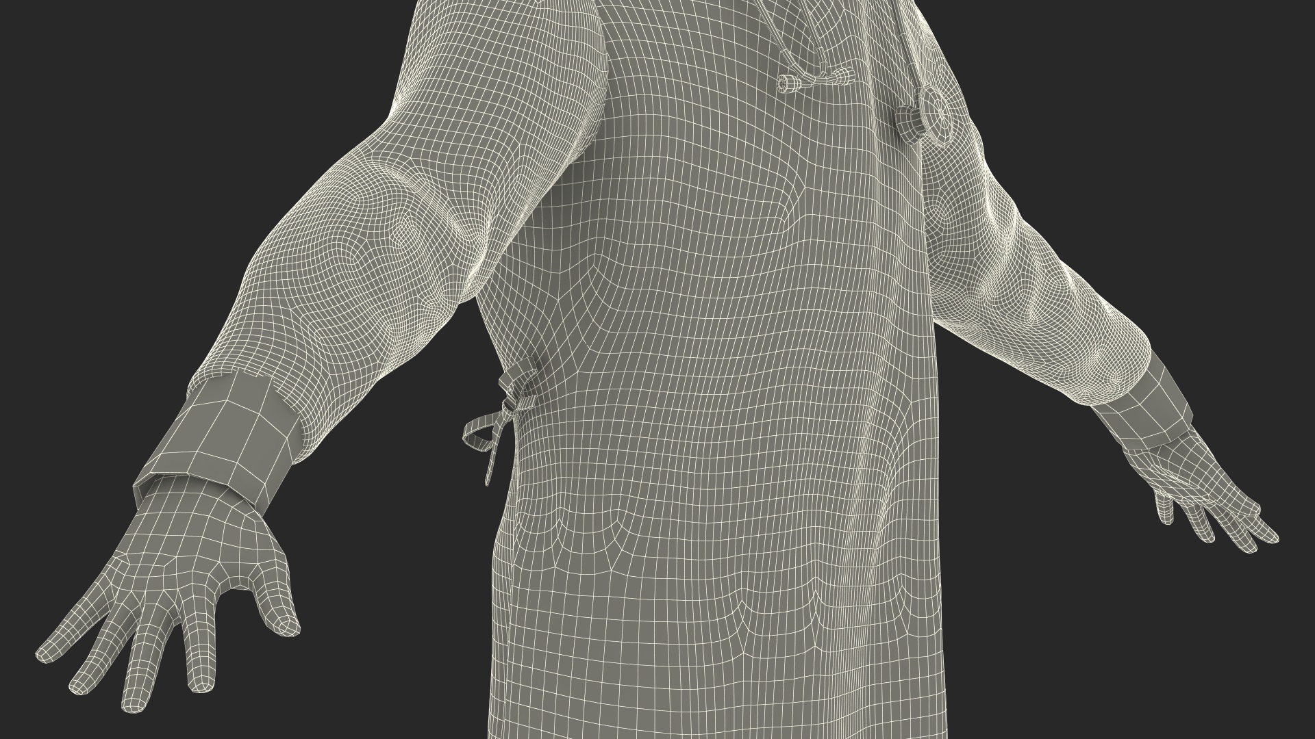 3D model Surgeon Costume