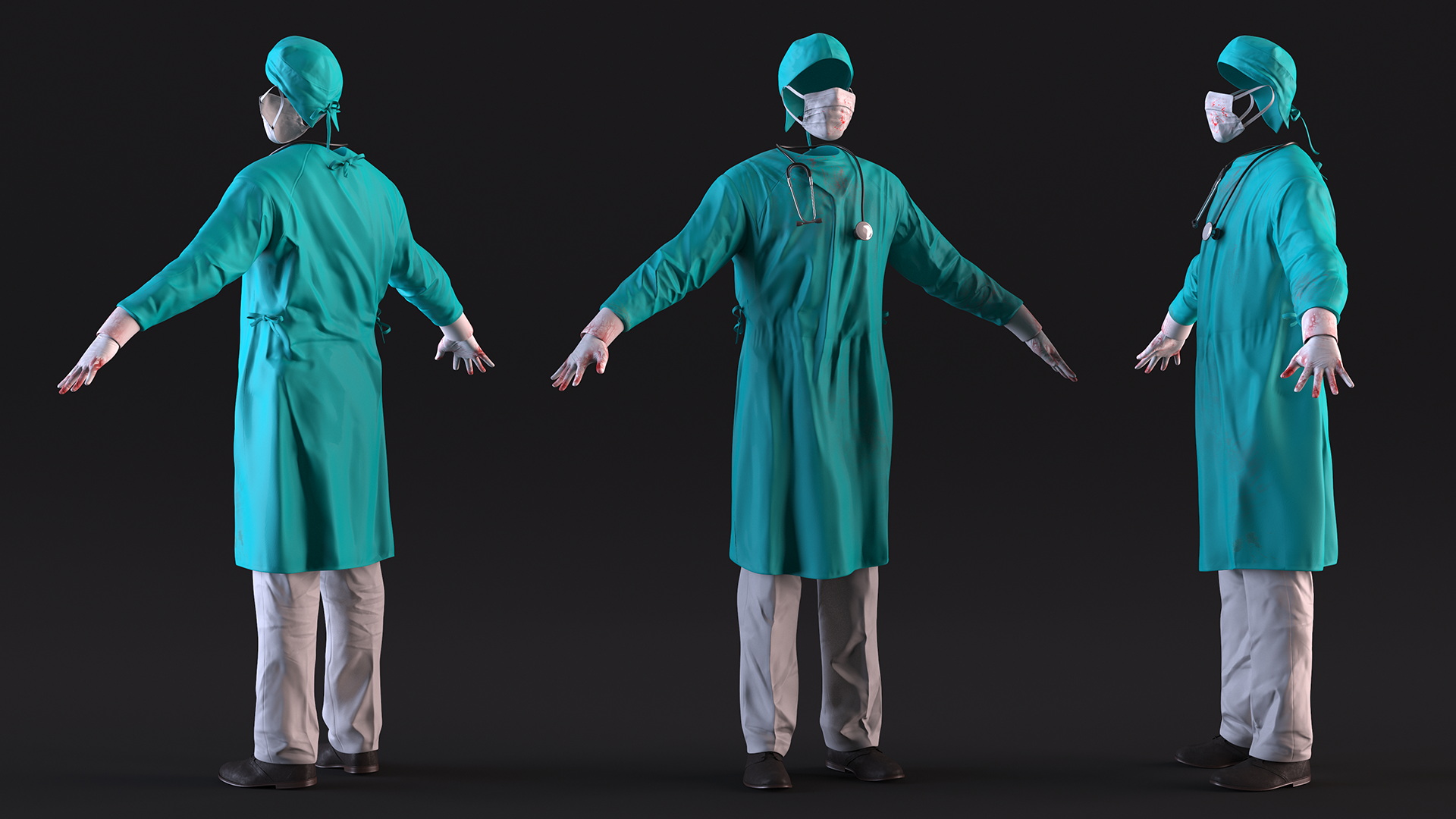 3D model Surgeon Costume