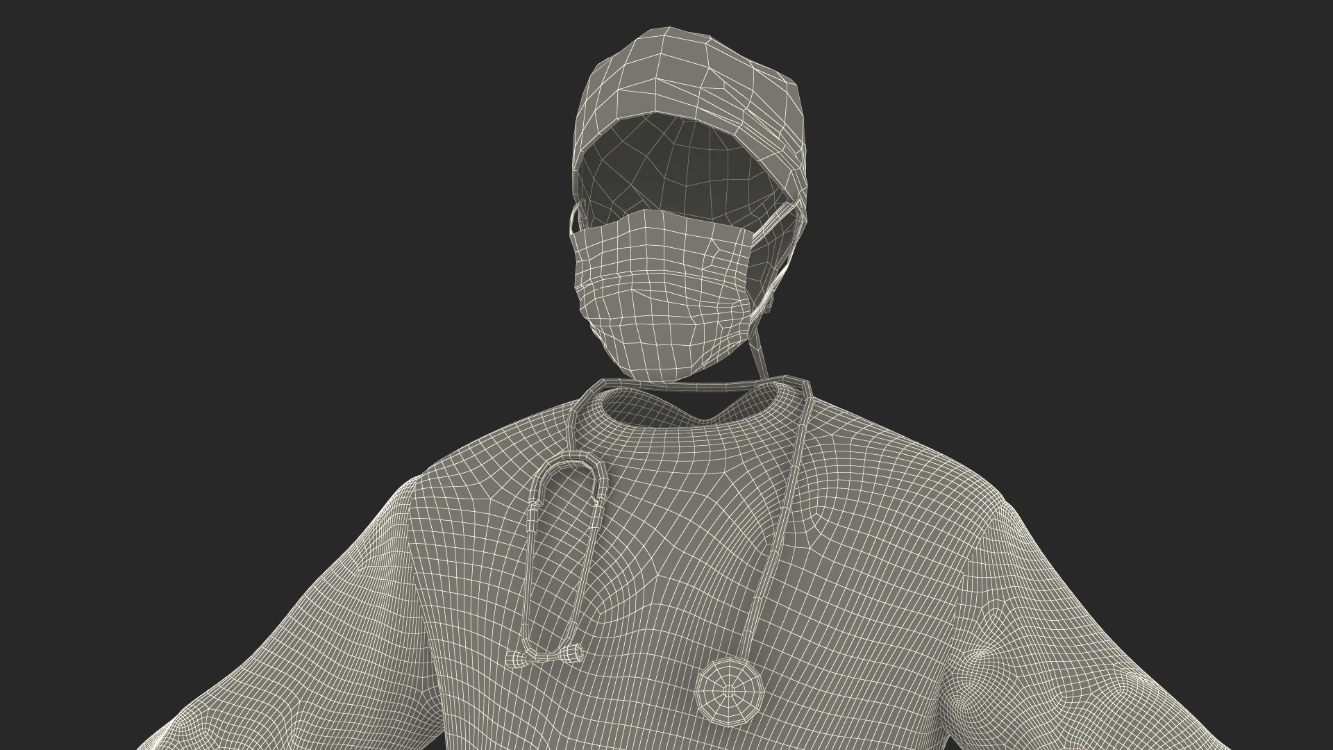 3D model Surgeon Costume
