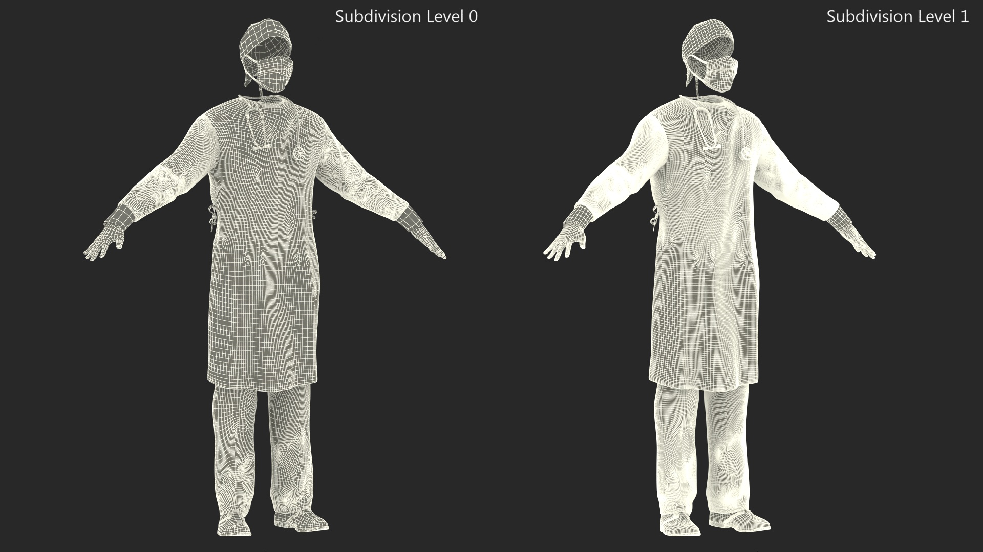 3D model Surgeon Costume