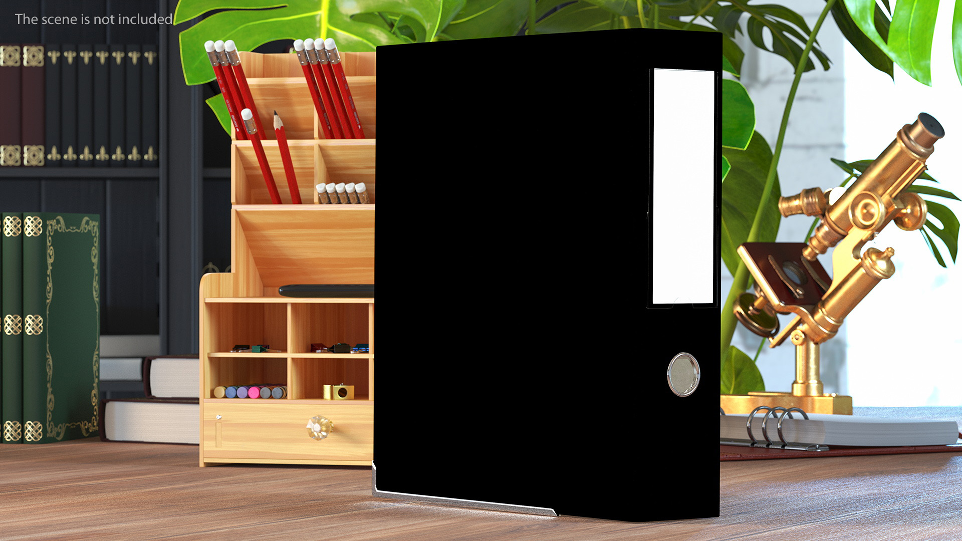 Office File for Keeping Documents Black 3D model