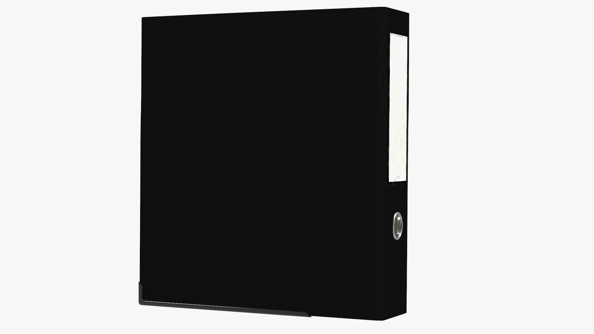 Office File for Keeping Documents Black 3D model
