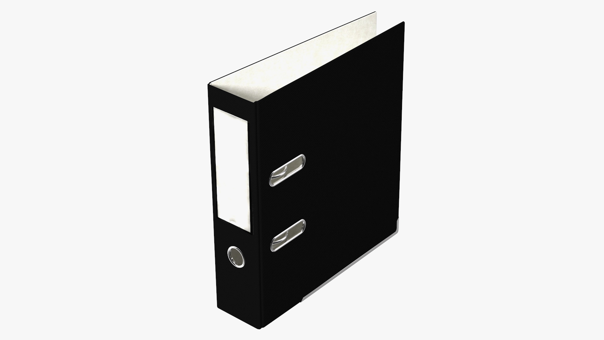 Office File for Keeping Documents Black 3D model