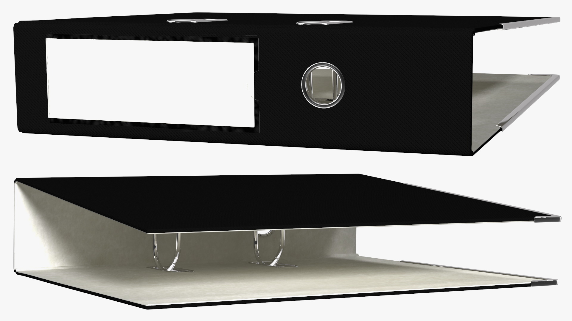 Office File for Keeping Documents Black 3D model