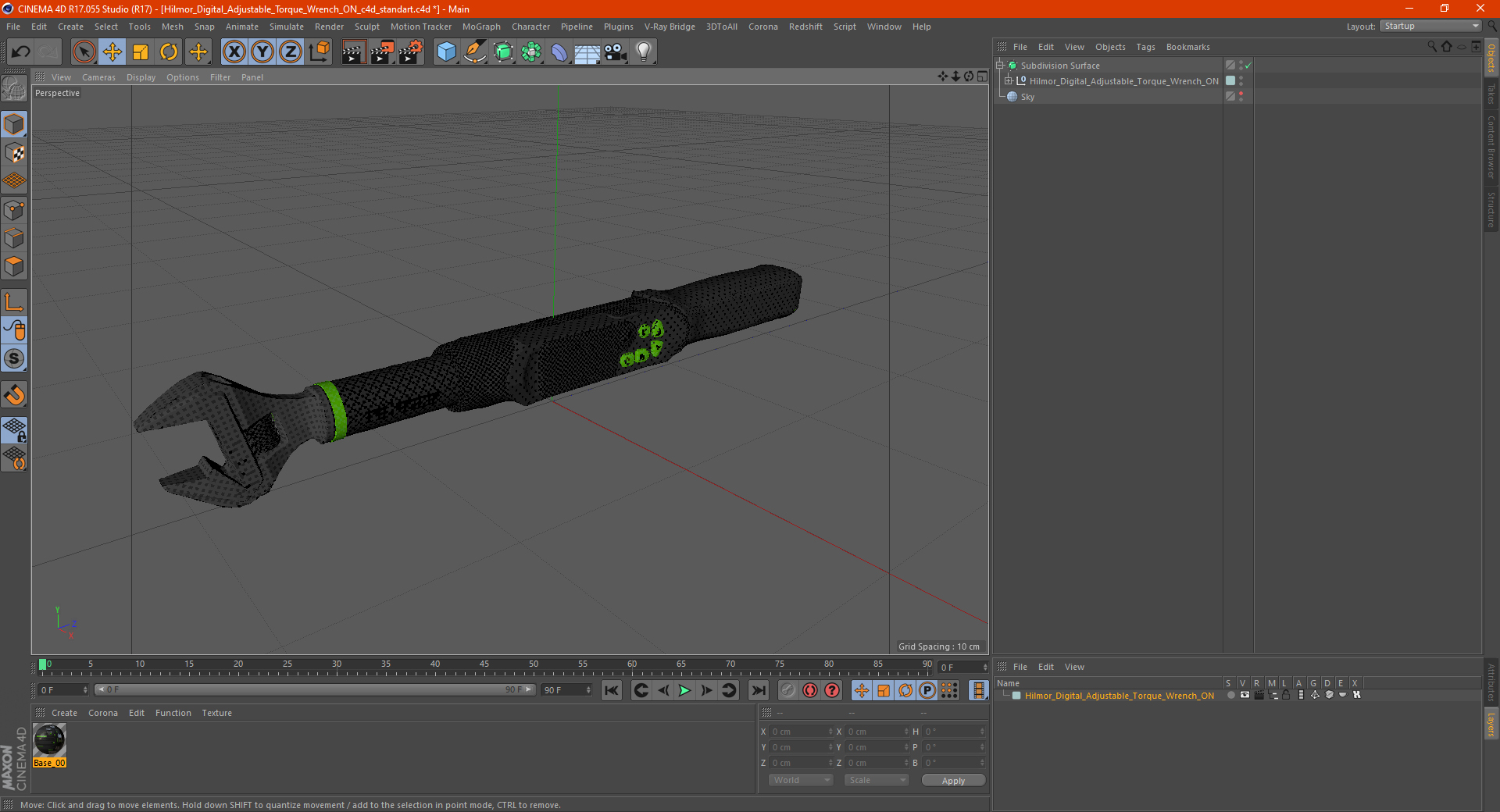 Hilmor Digital Adjustable Torque Wrench ON 3D