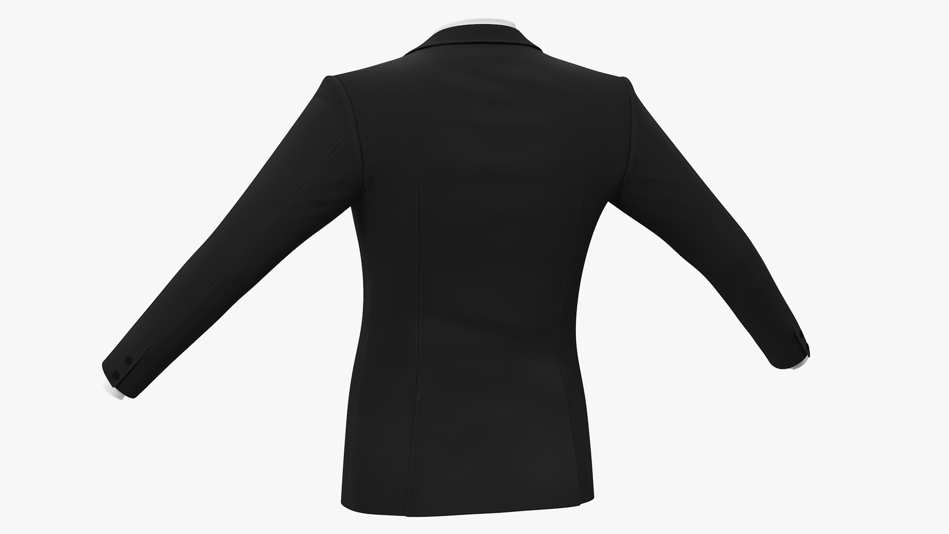 Tuxedo Black Jacket 3D model