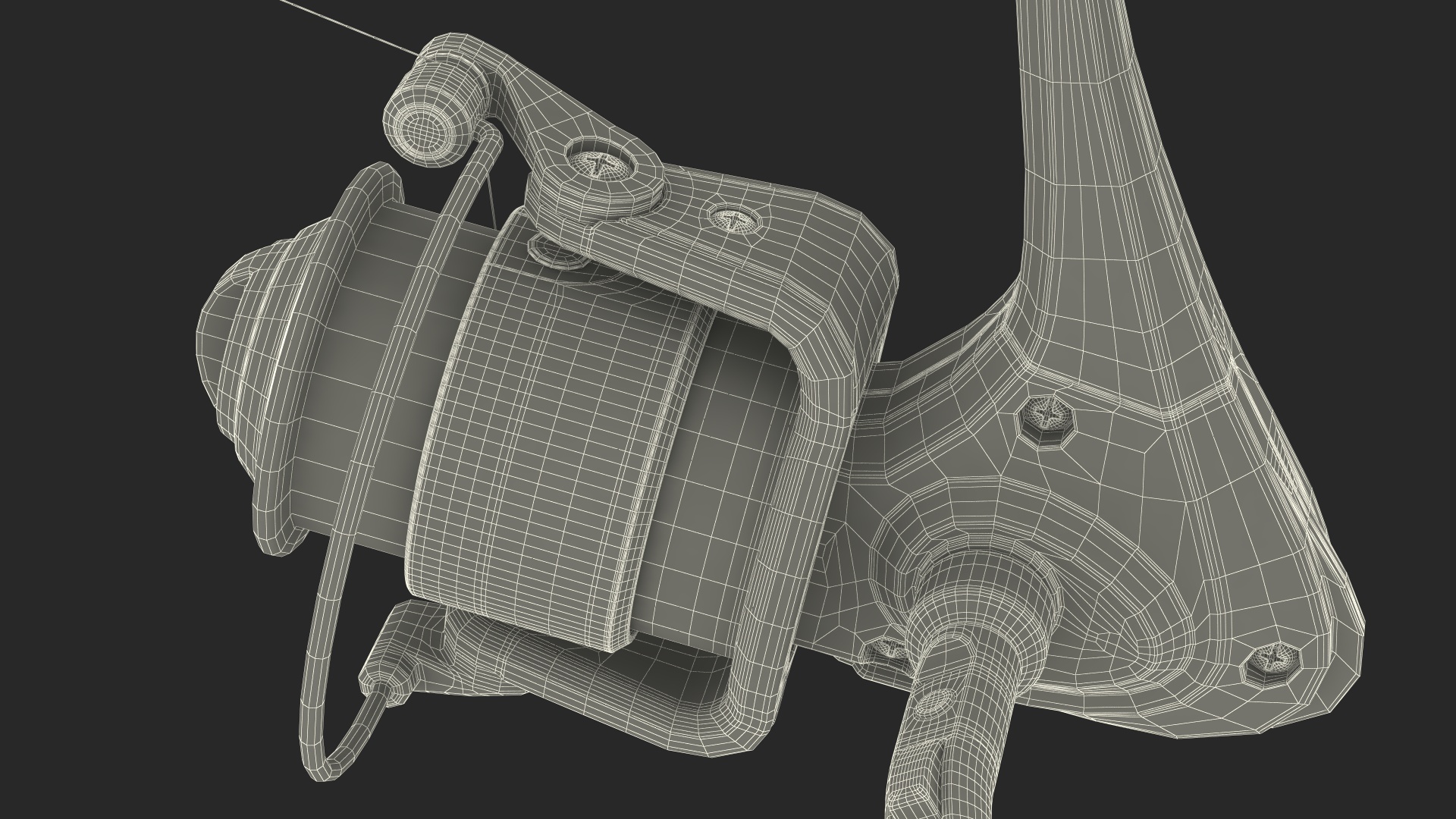 3D model Fishing Rod and Hook