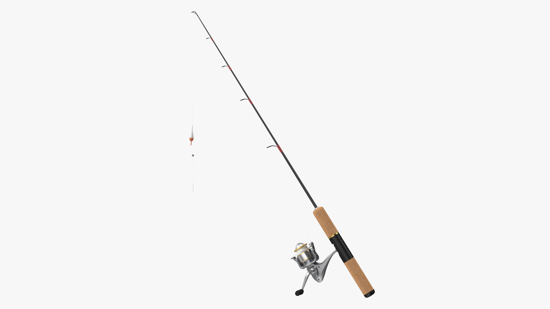 3D model Fishing Rod and Hook