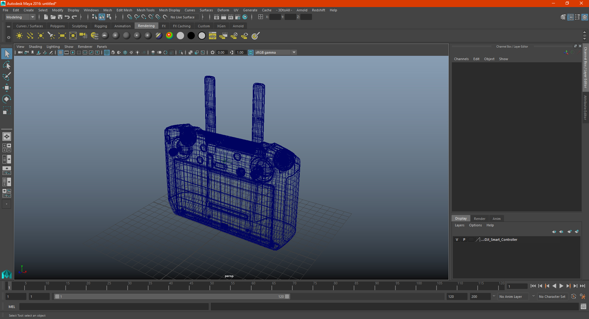 3D model DJI Smart Controller