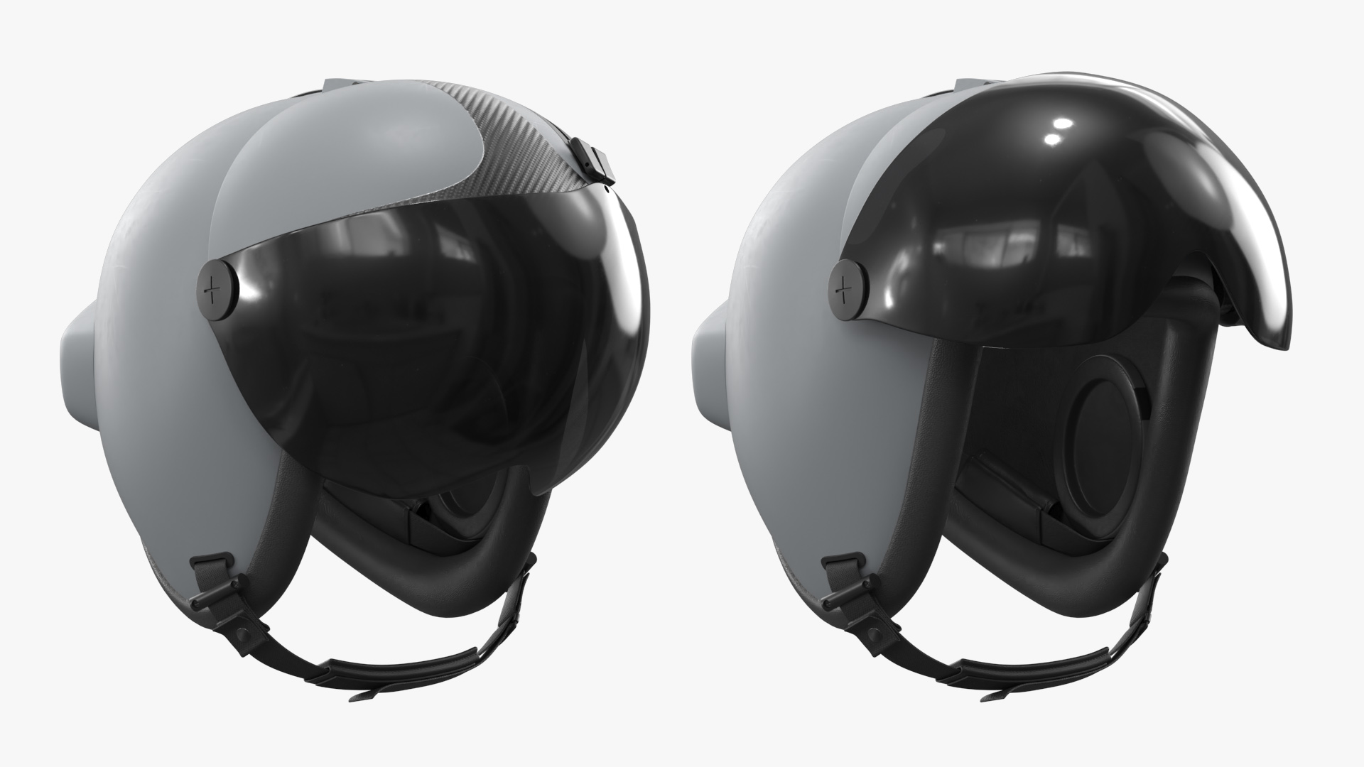 Elbit Systems JHMCS II Pilot Helmet Gray Black, view 3